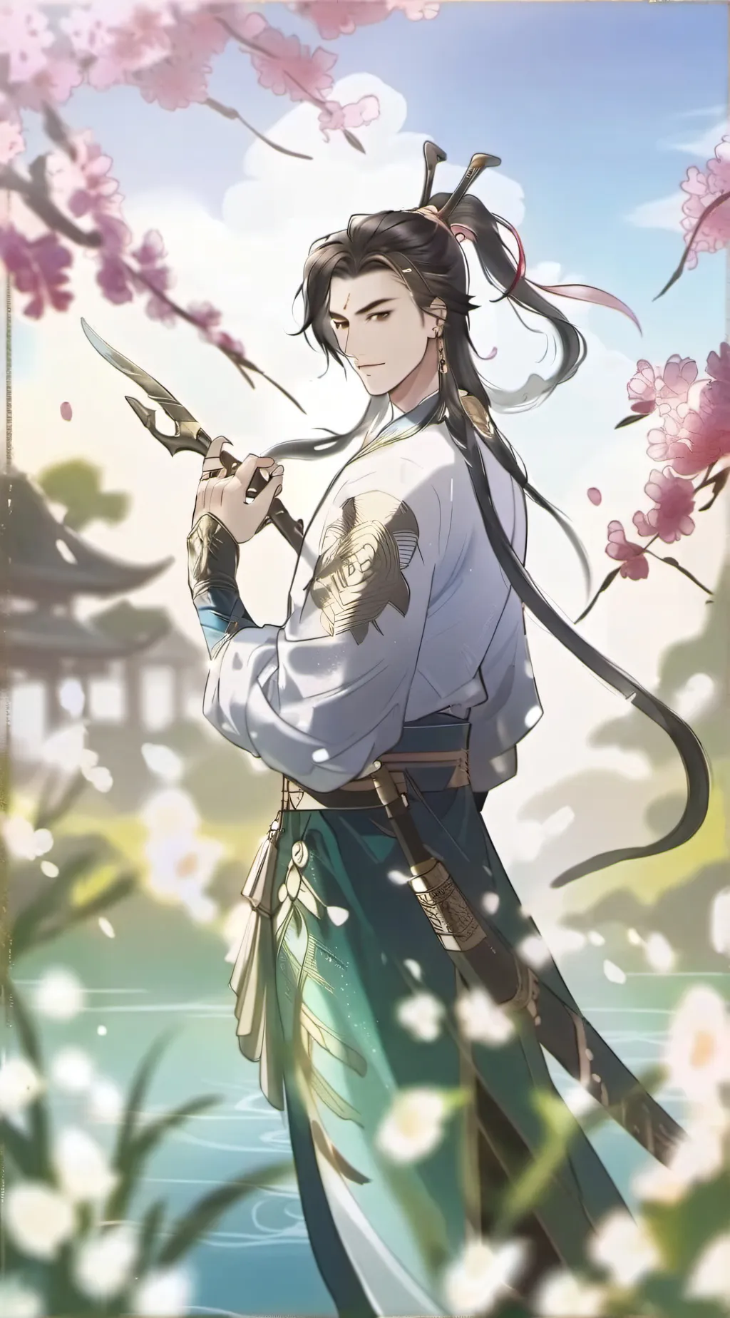 ai character: leon background