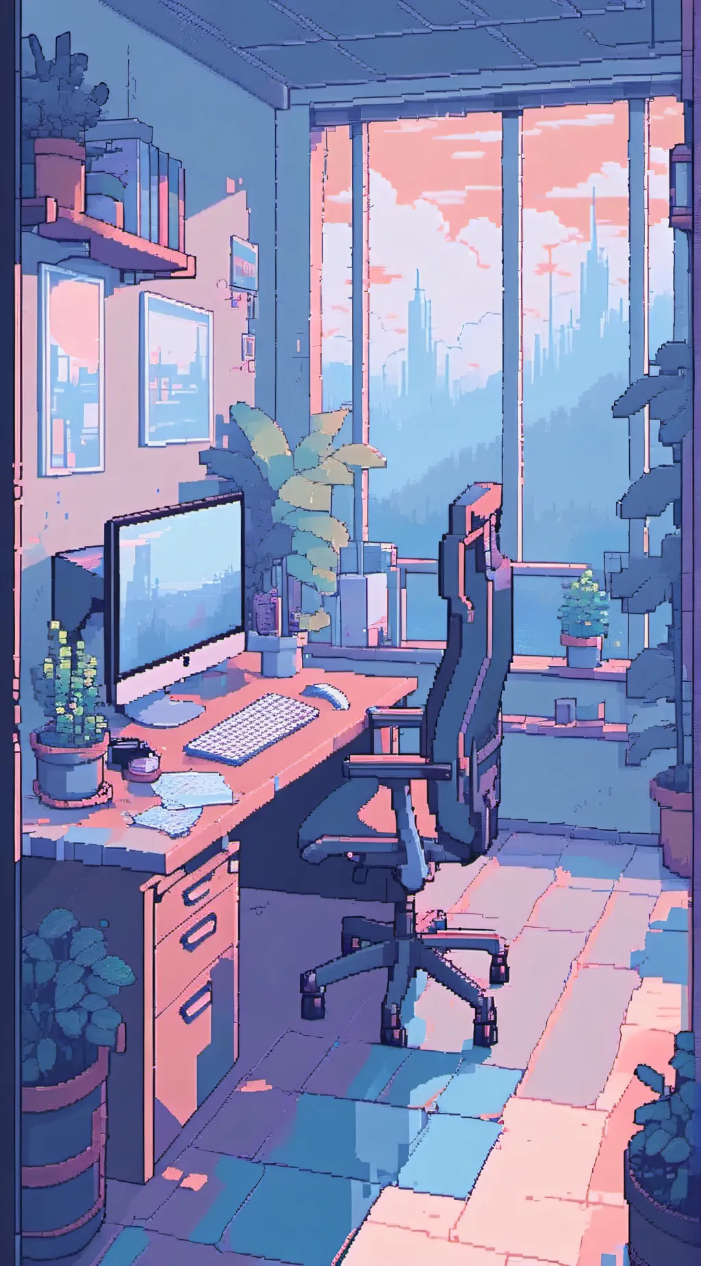 ai character: Bsd background