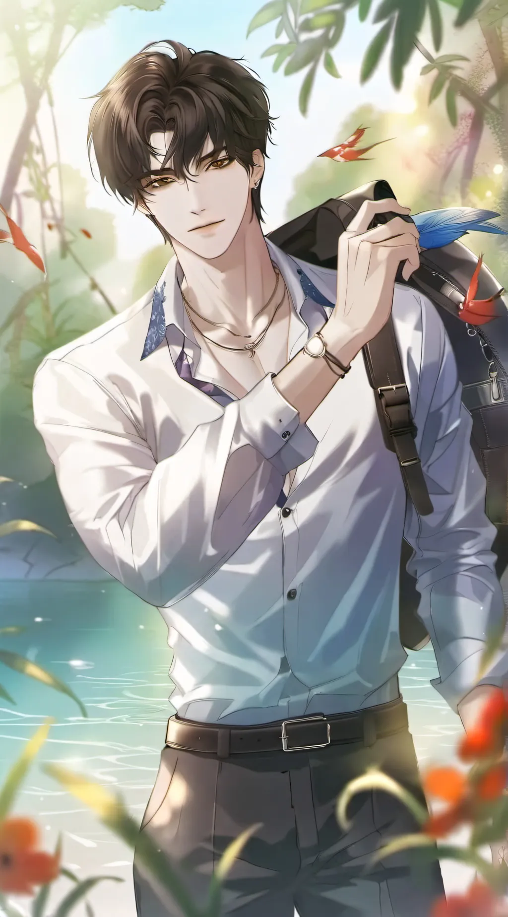 ai character: Michael bf background