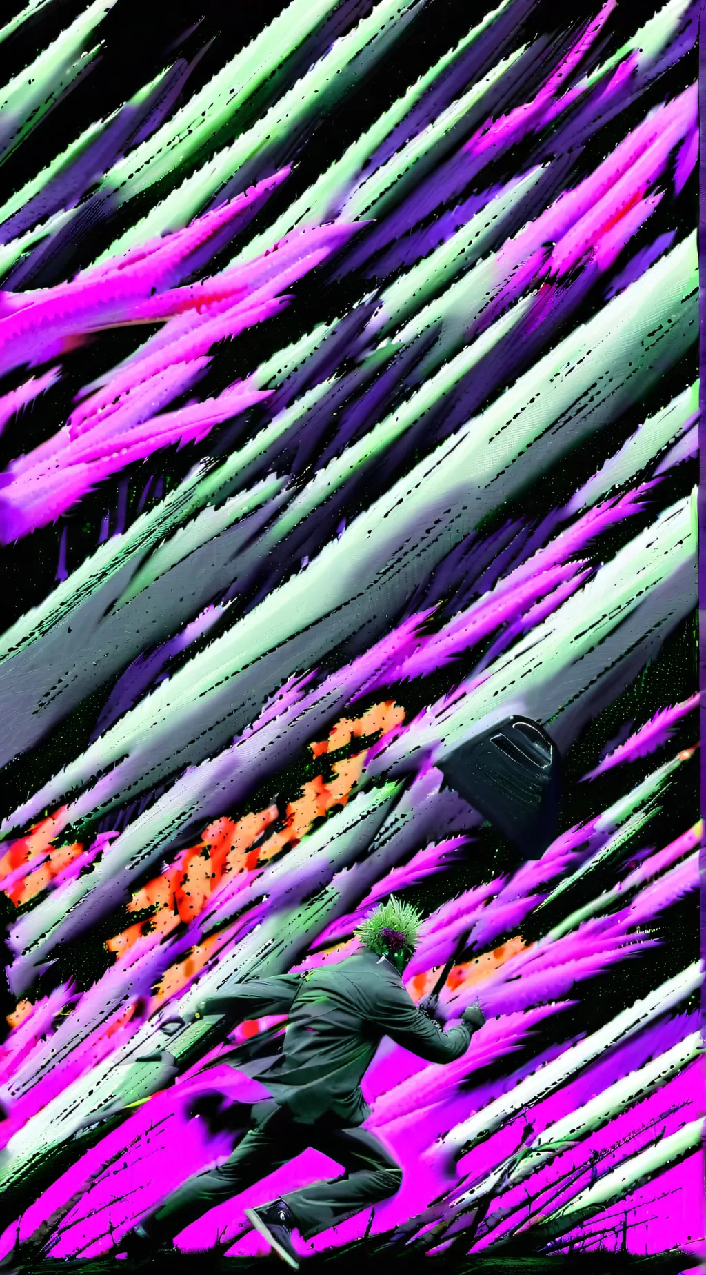 ai character: Chainsaw man  background