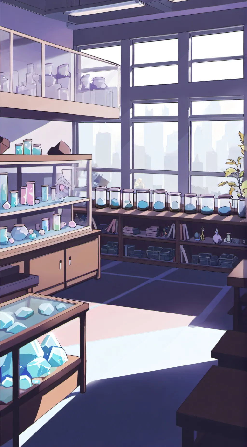 ai character: 🔬FPE Green Au🧪 background