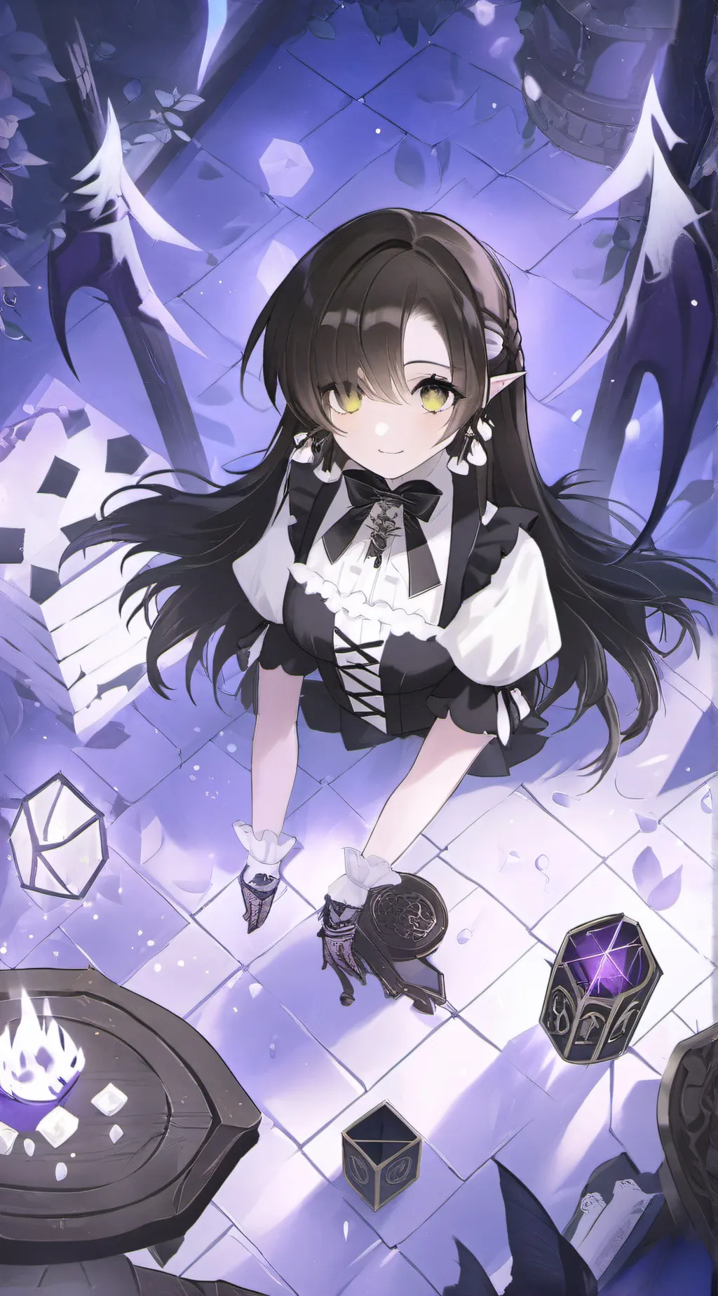 ai character: Maze background