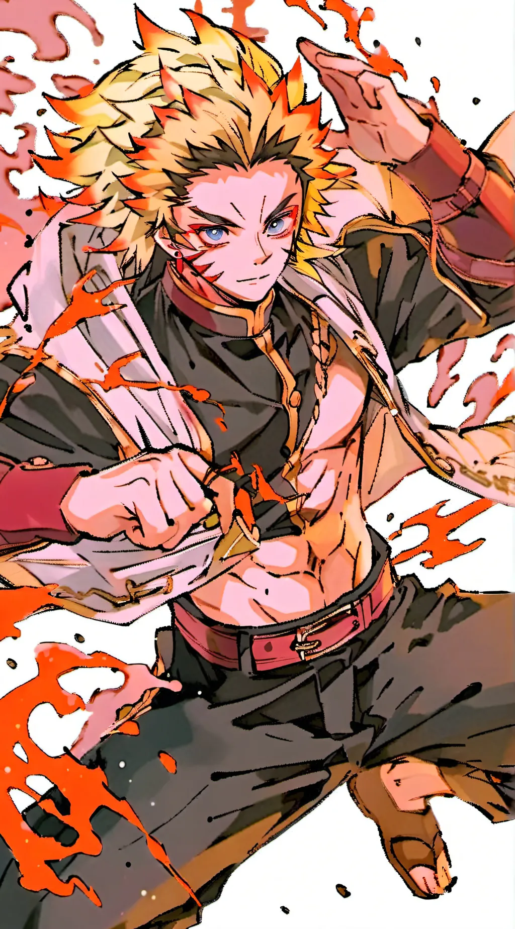 ai character: Demon slayer OC background