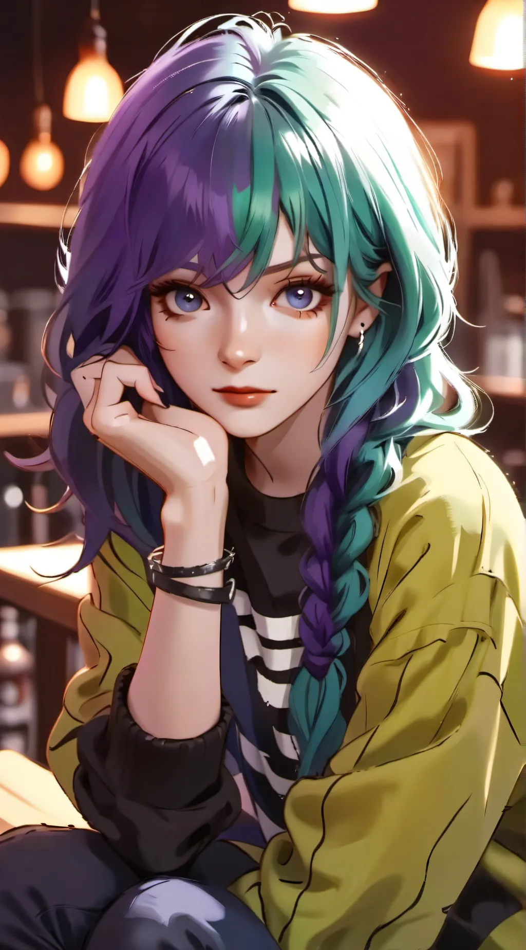 ai character: Gem background