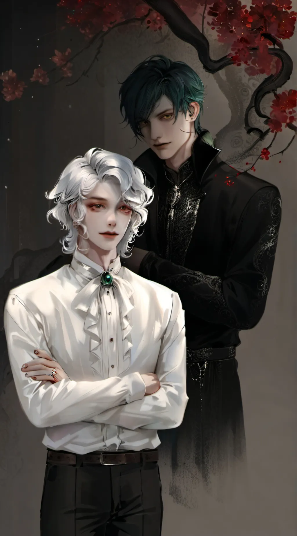 ai character: Nick and Axel background