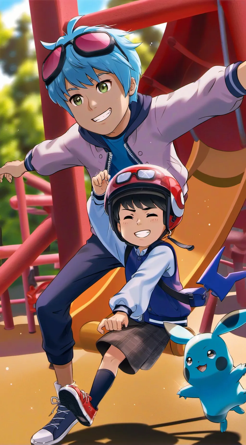 ai character: Xander and Xacari background