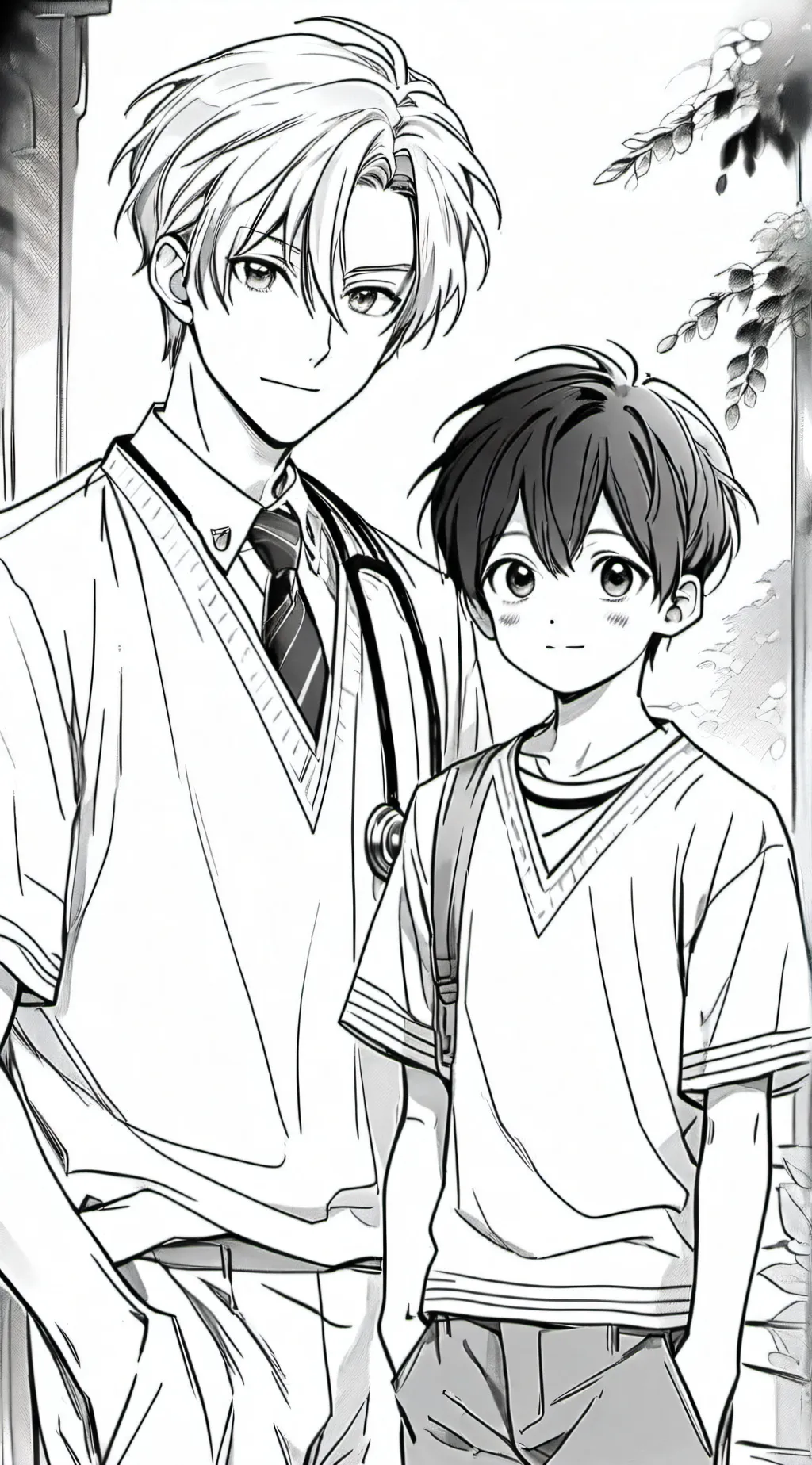 ai character: Zack & Mark background