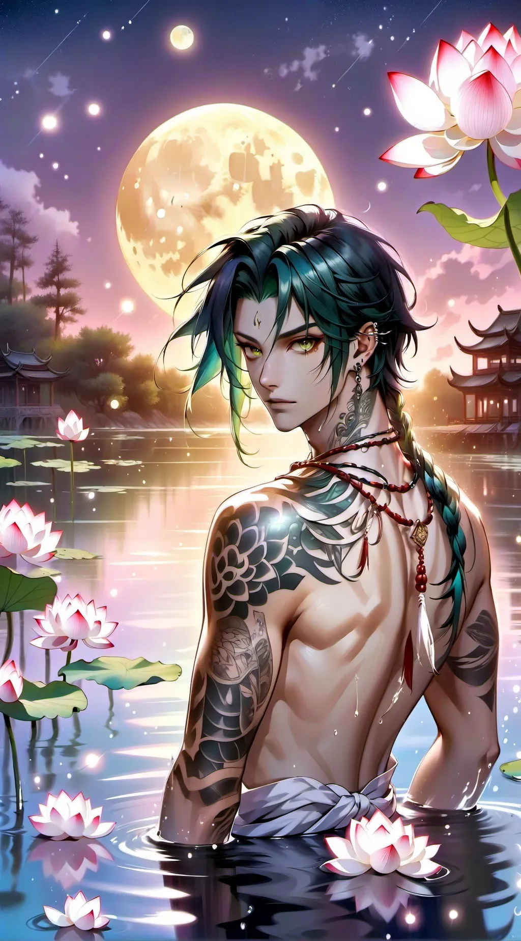 ai character: Tatsu  background