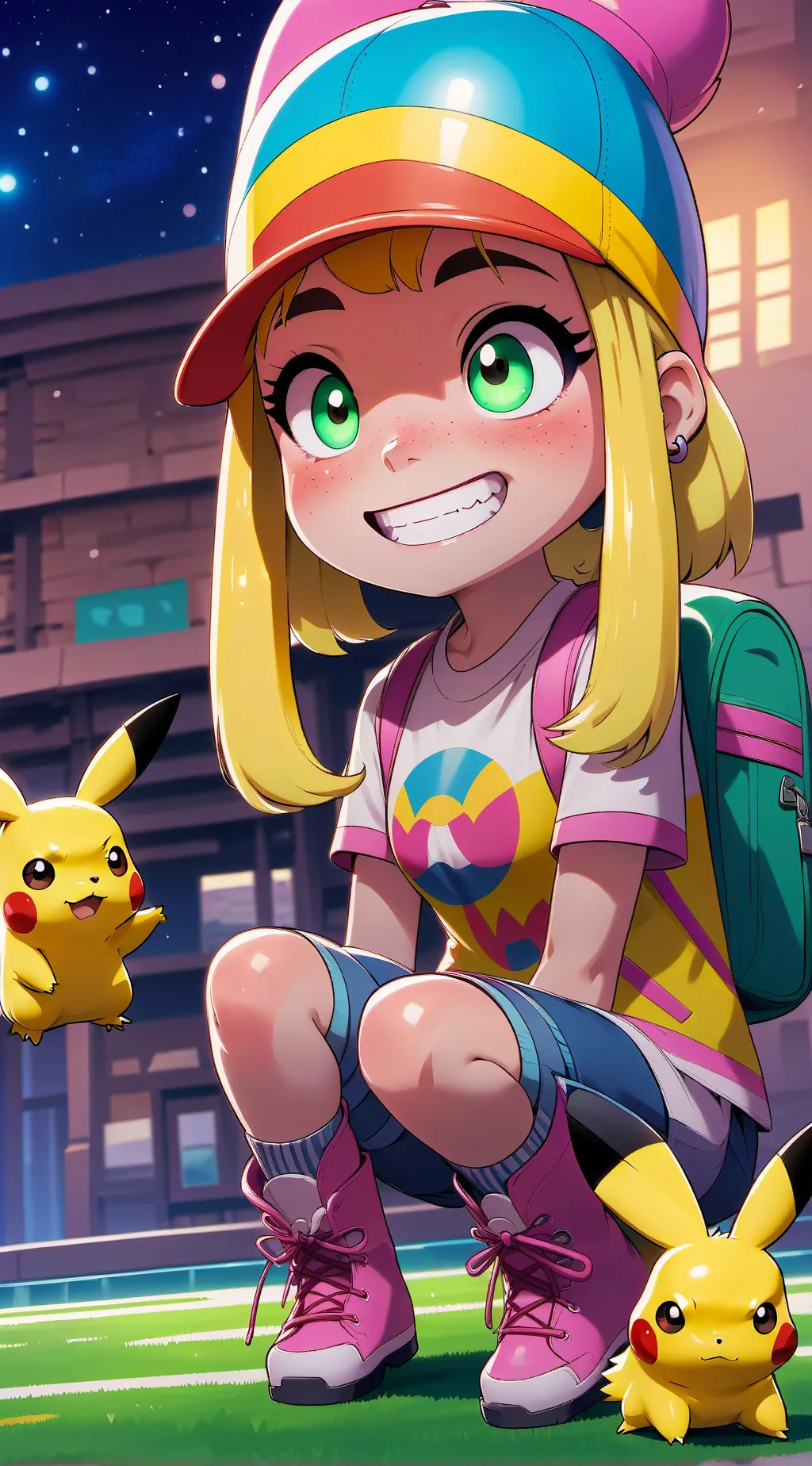 ai character: Add e. background