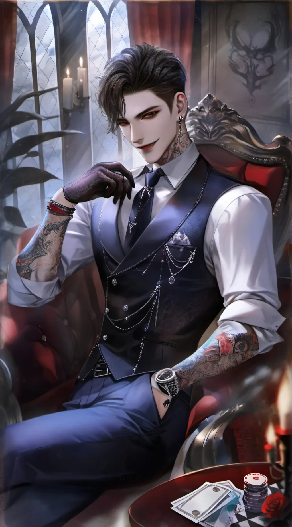 ai character: Victor background