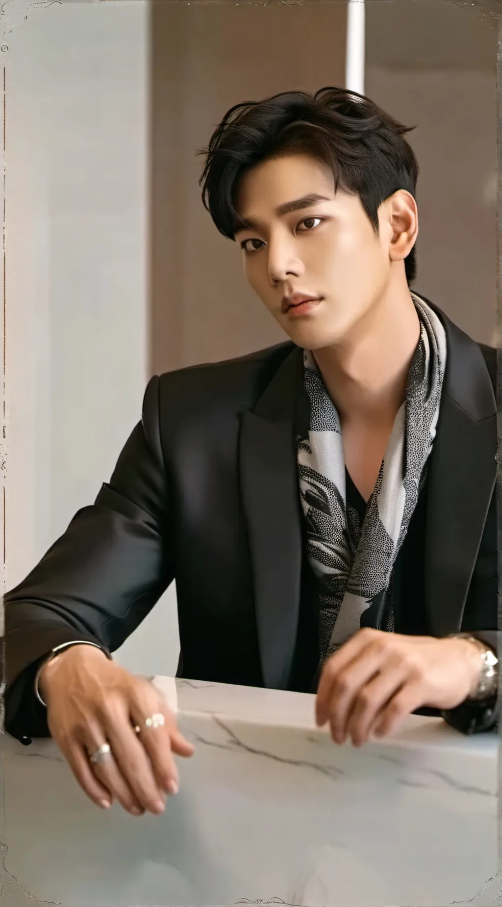 ai character: Lee Min Ho background