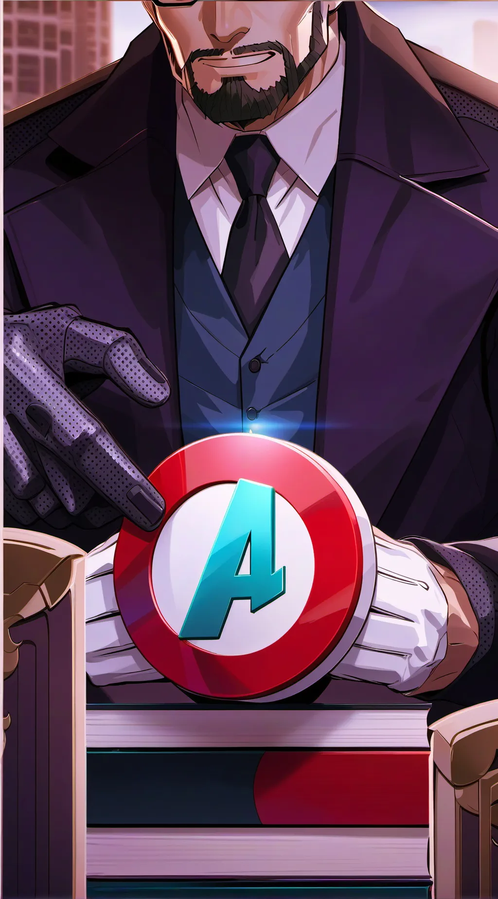 ai character: Avengers background