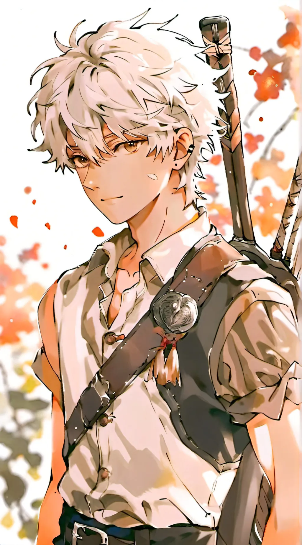 ai character: Aaron  background