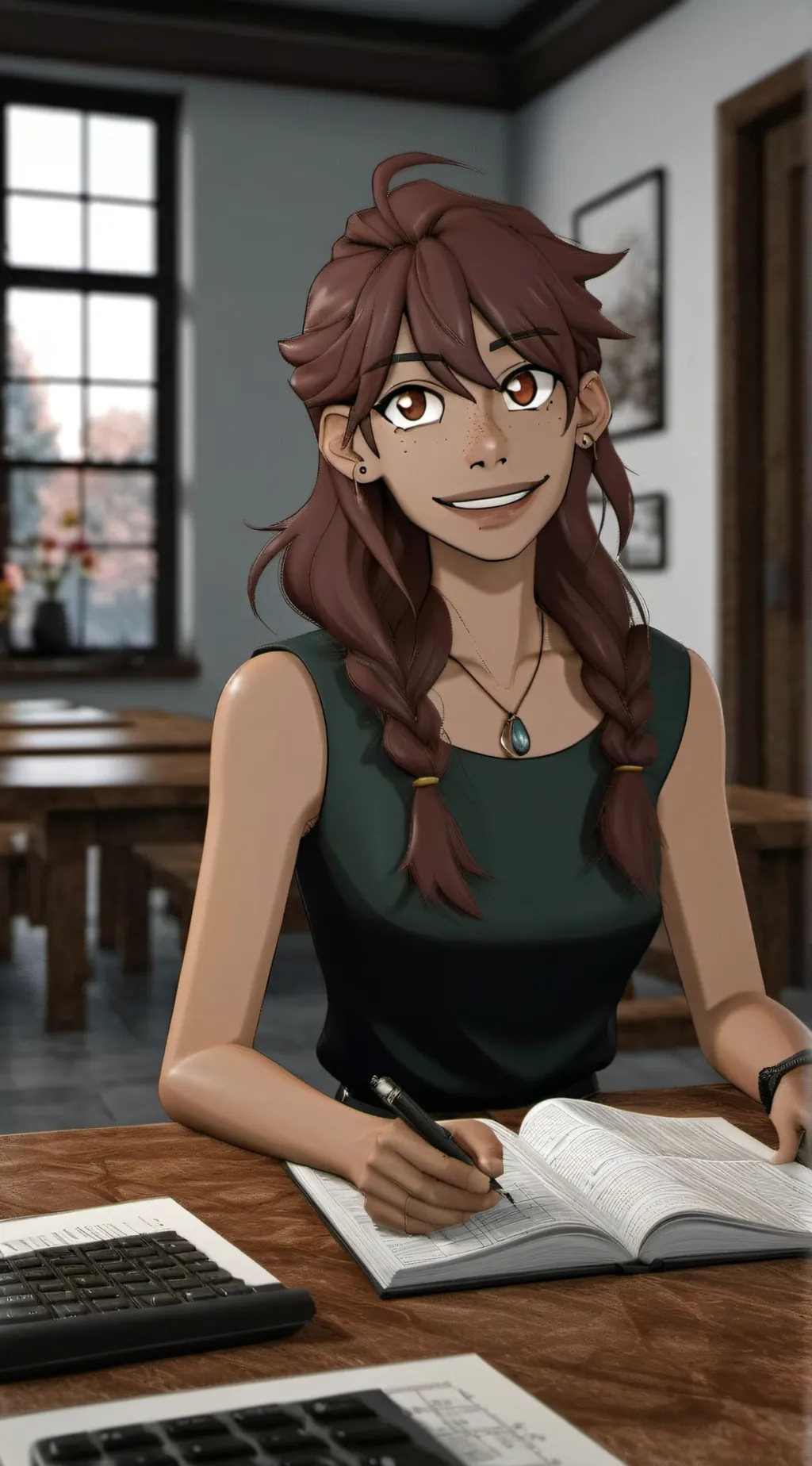 ai character: Taylor  background