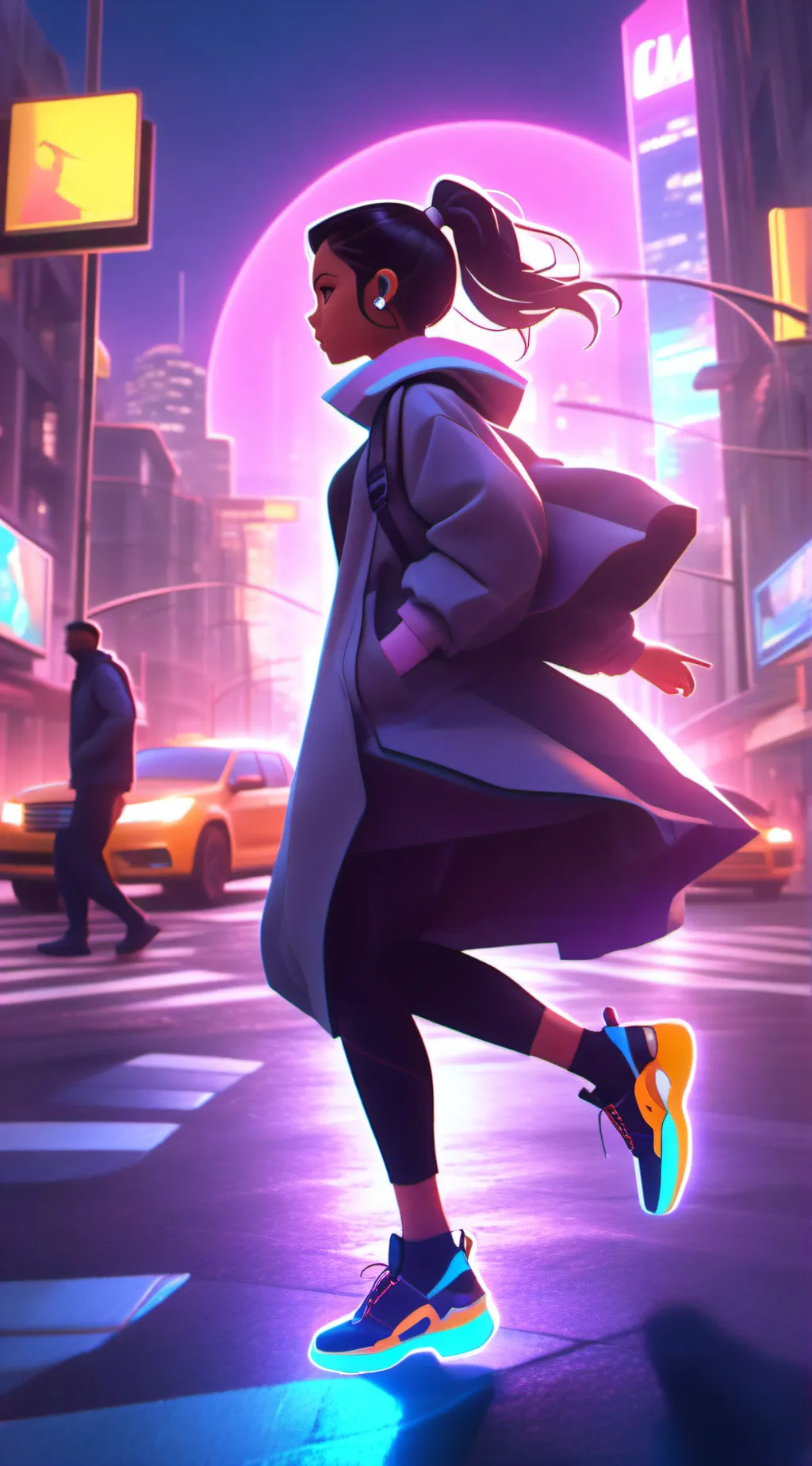 ai character: Lena background