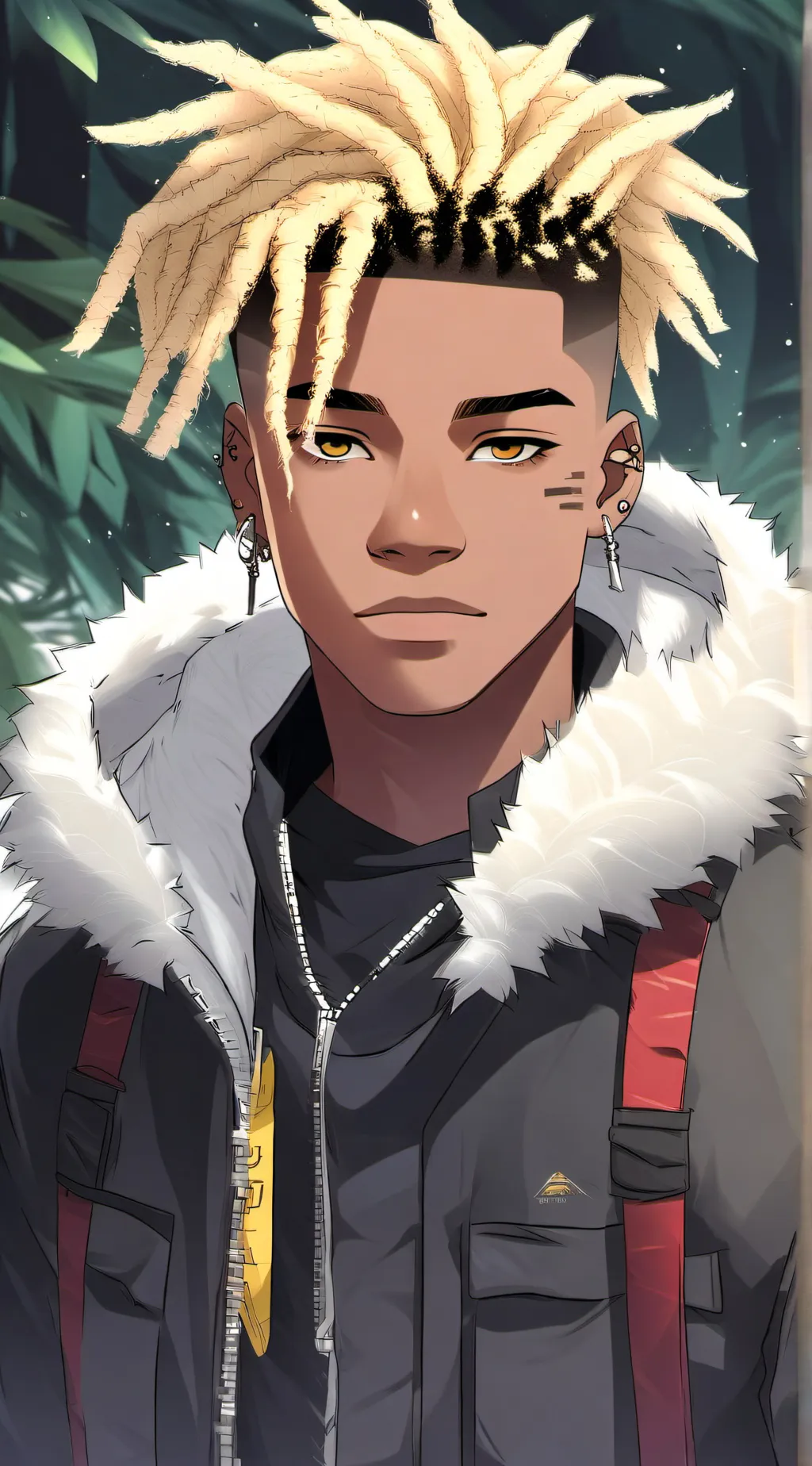 ai character: xxxtentacion background