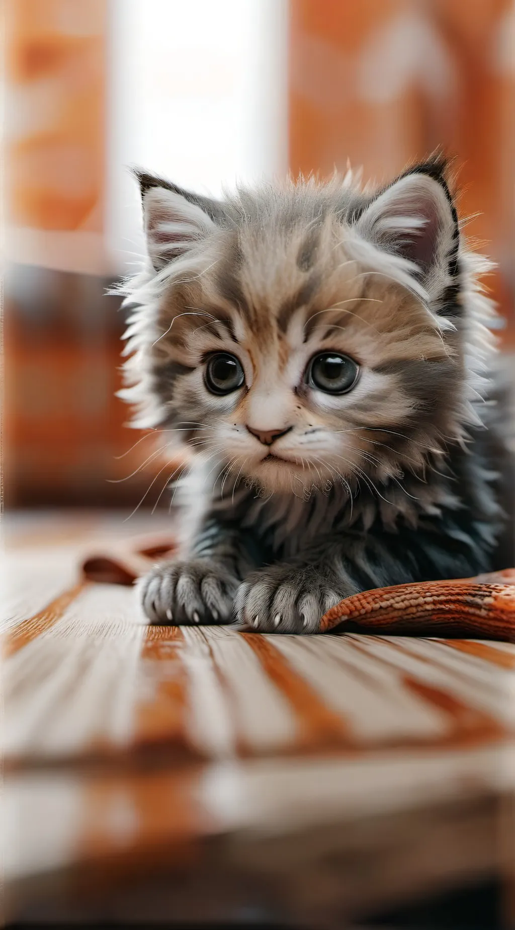 ai character: Mila the kitty background