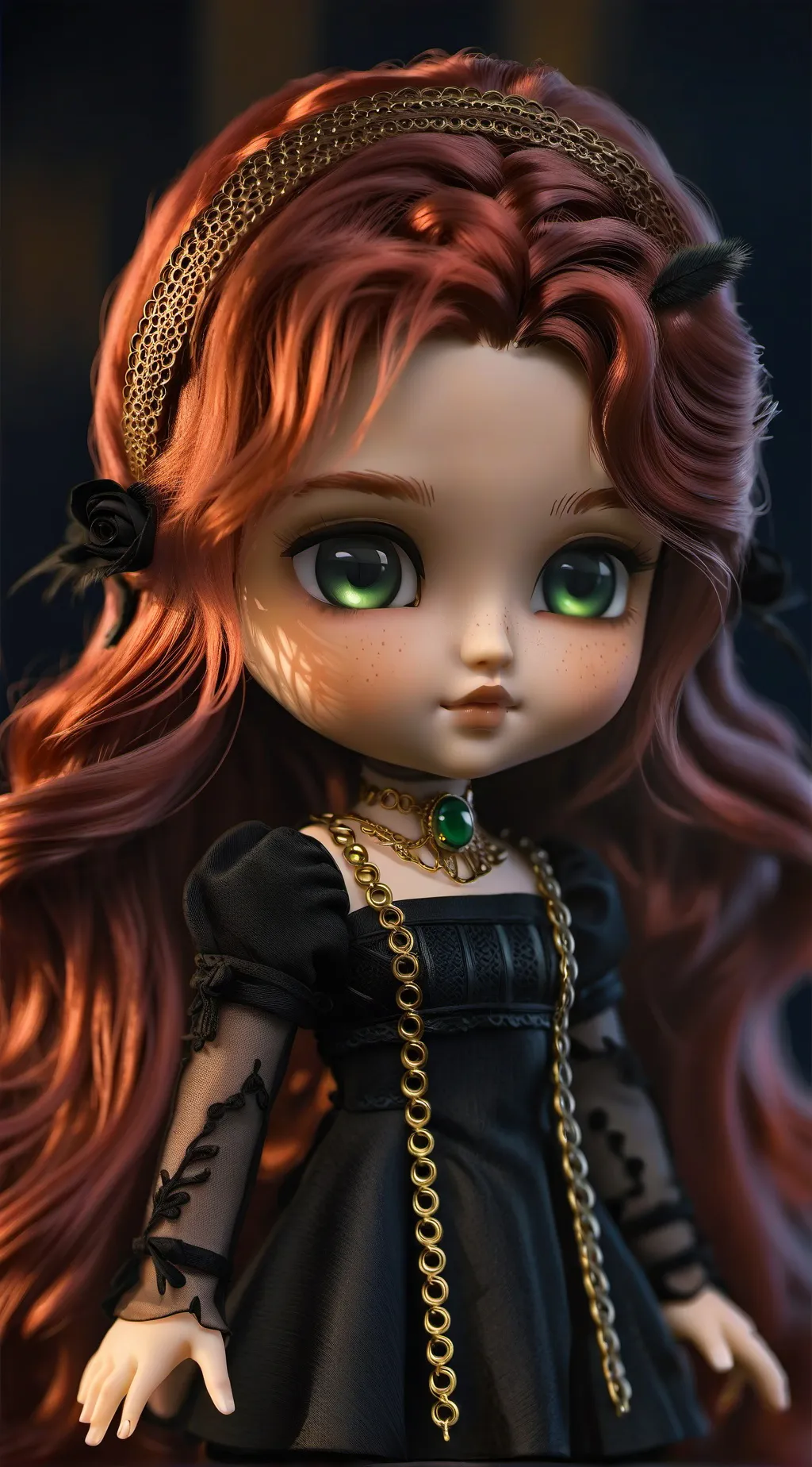 ai character: 2015 baby Amiera  background