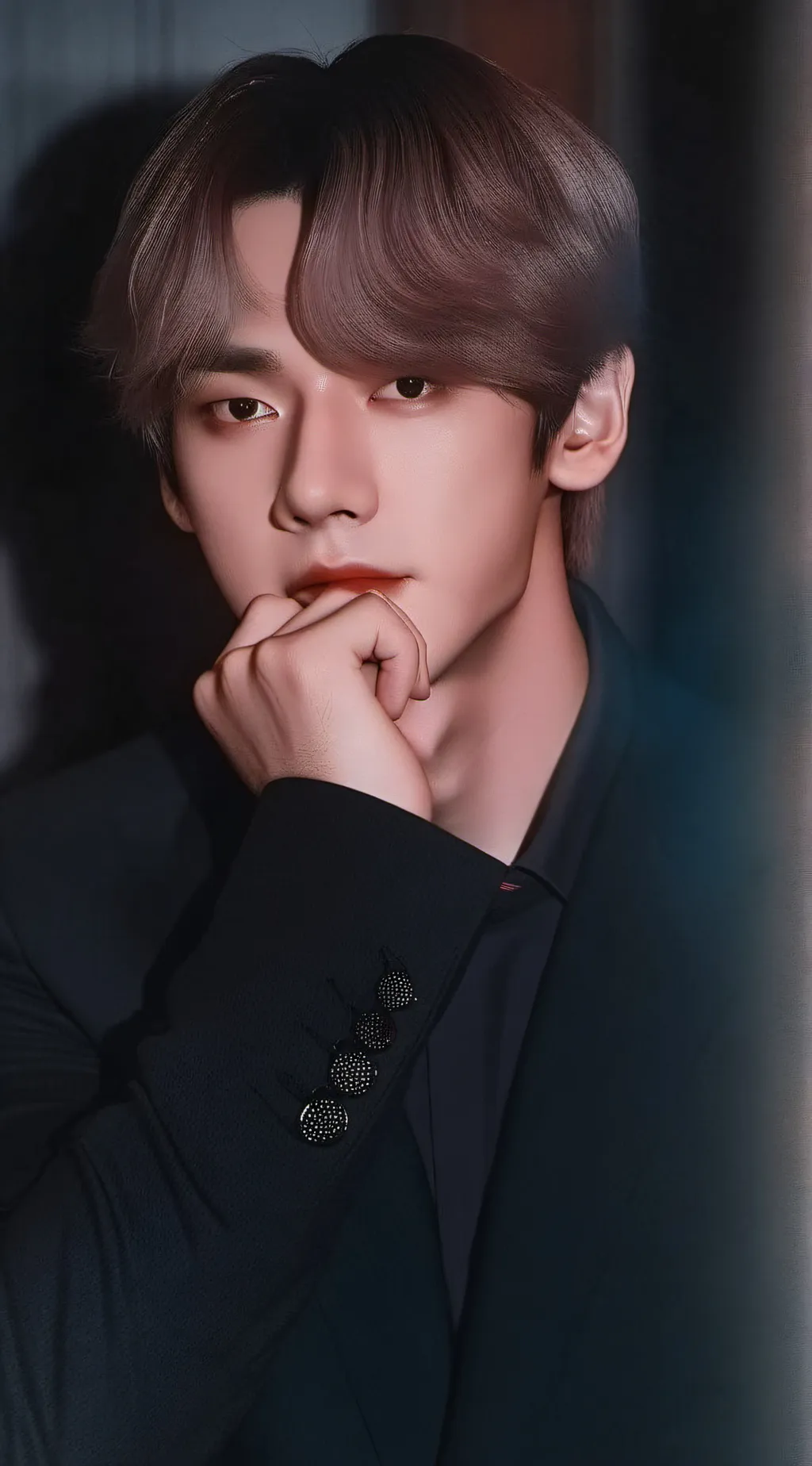 ai character: Taehyung  background