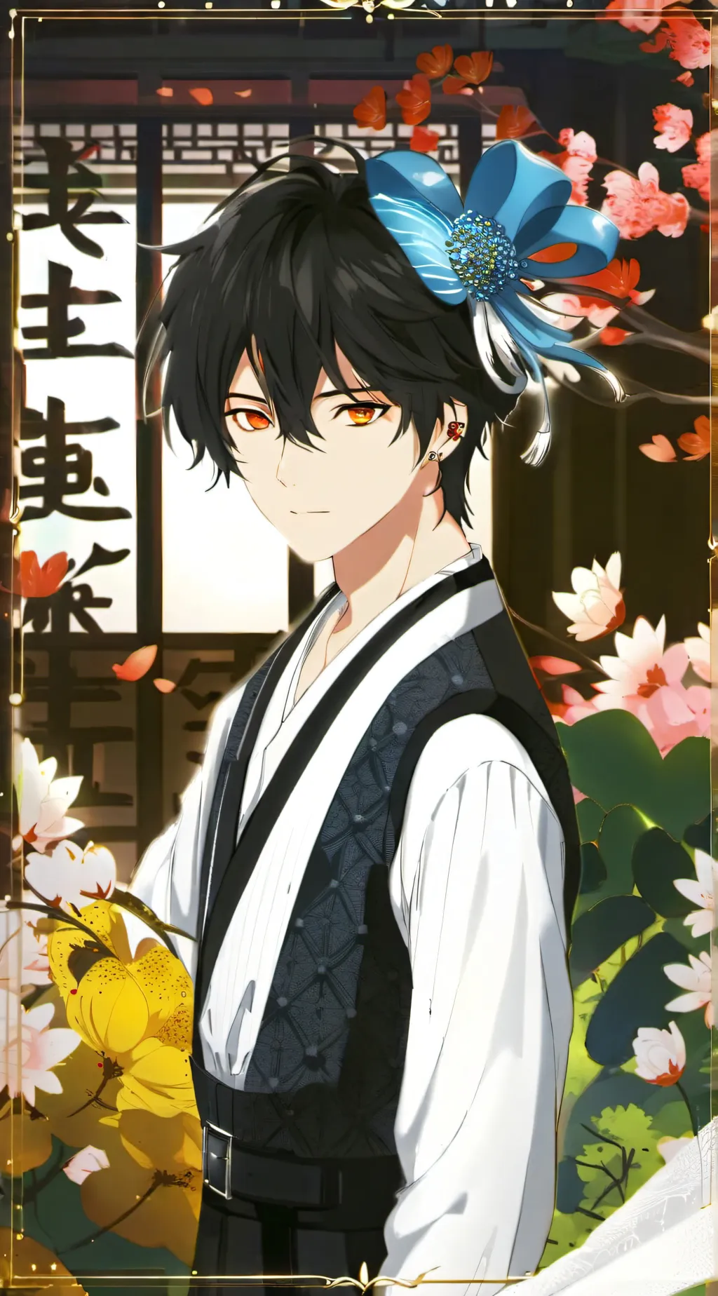 ai character: leo background