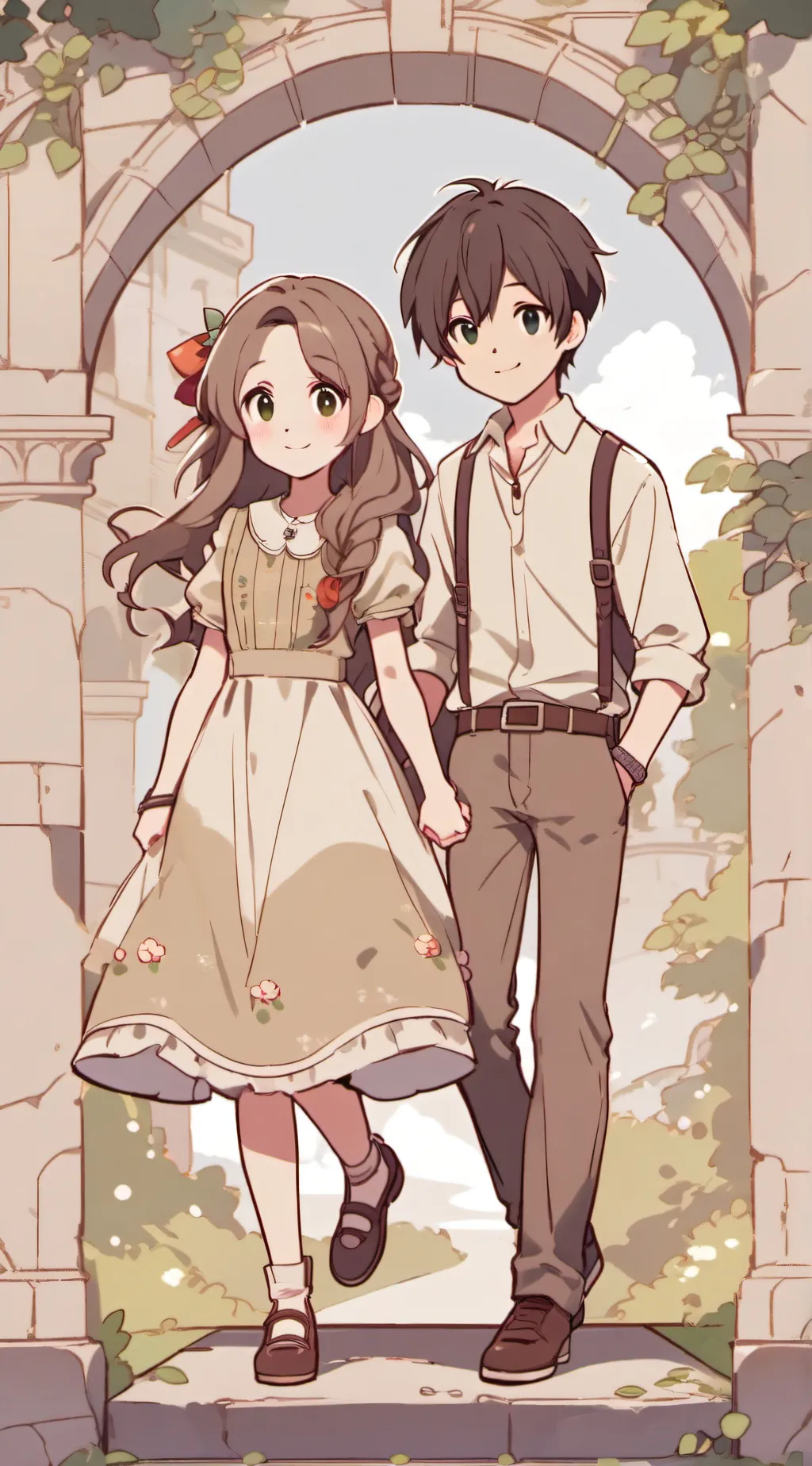 ai character: Marlo & Donna background