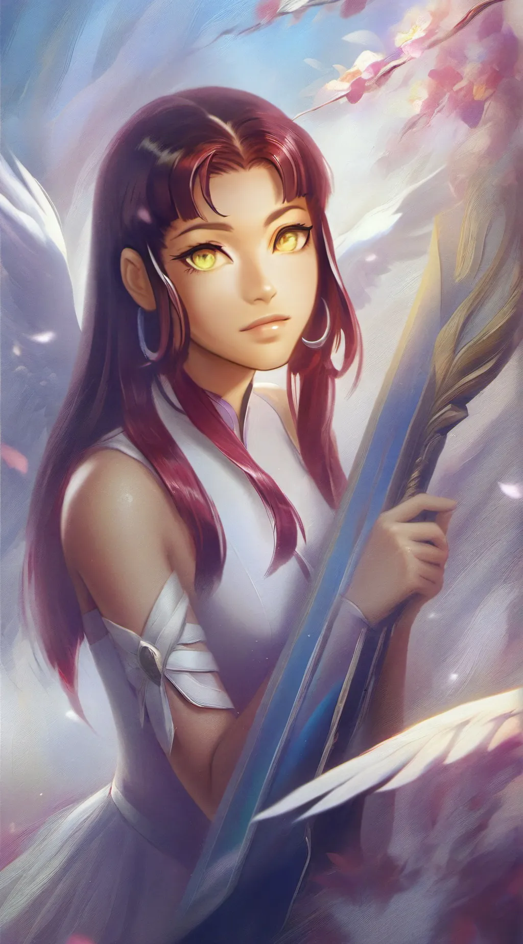 ai character: 💚Starfire💚 background