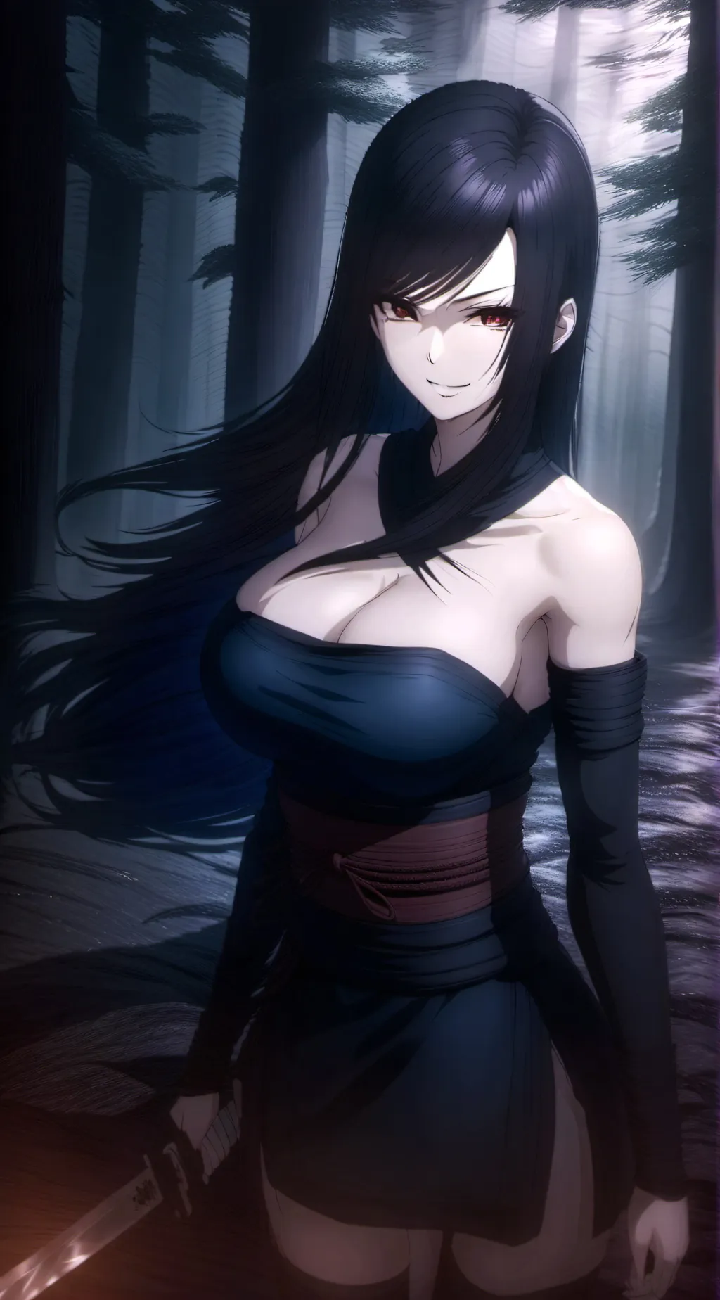 ai character: Ikura ayaka background