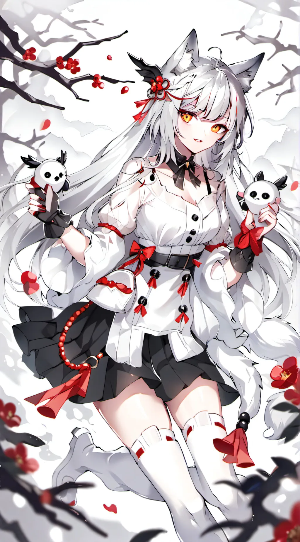 ai character: wolfin background