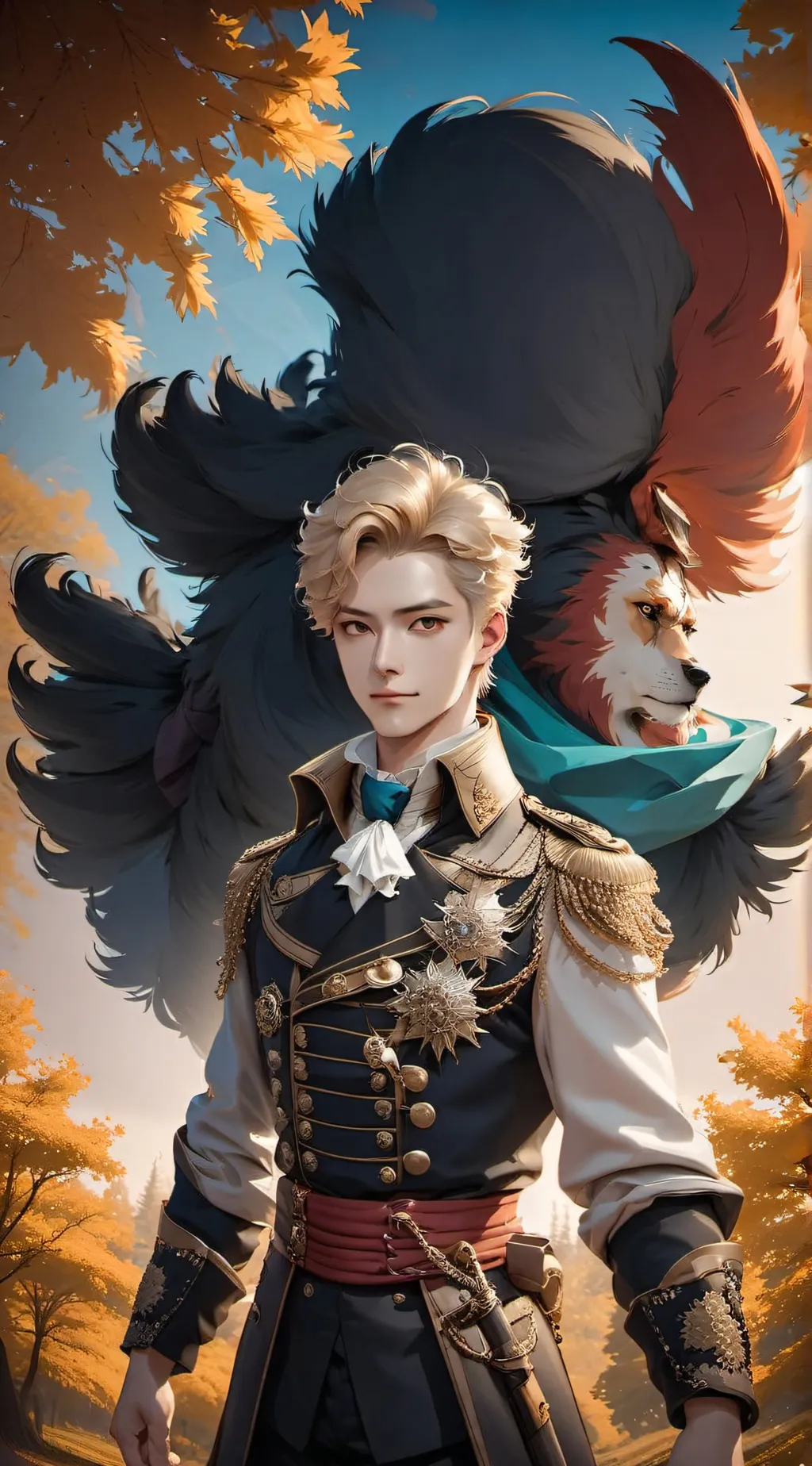 ai character: James palmersti.  background