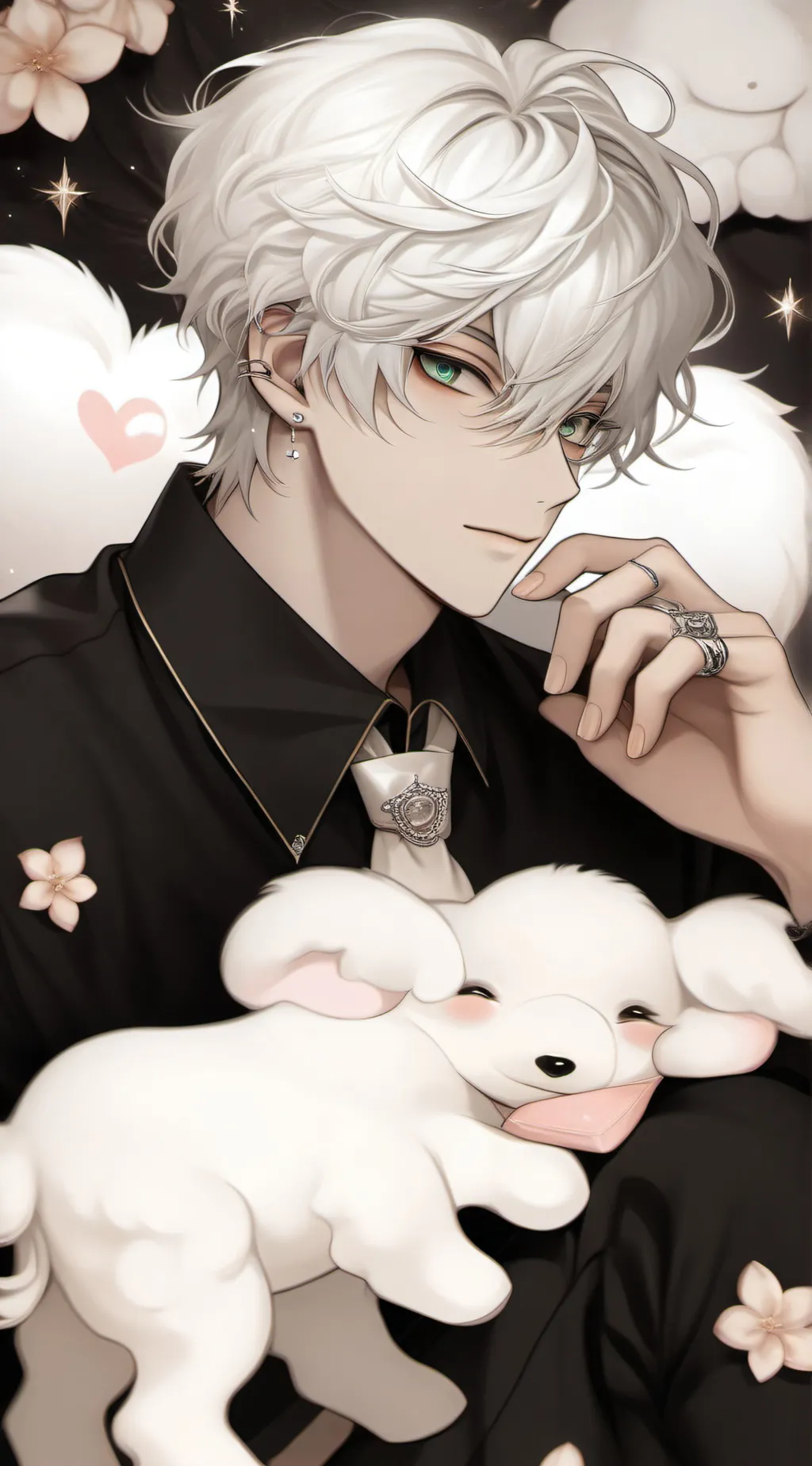 ai character: Gojo✨✨ background