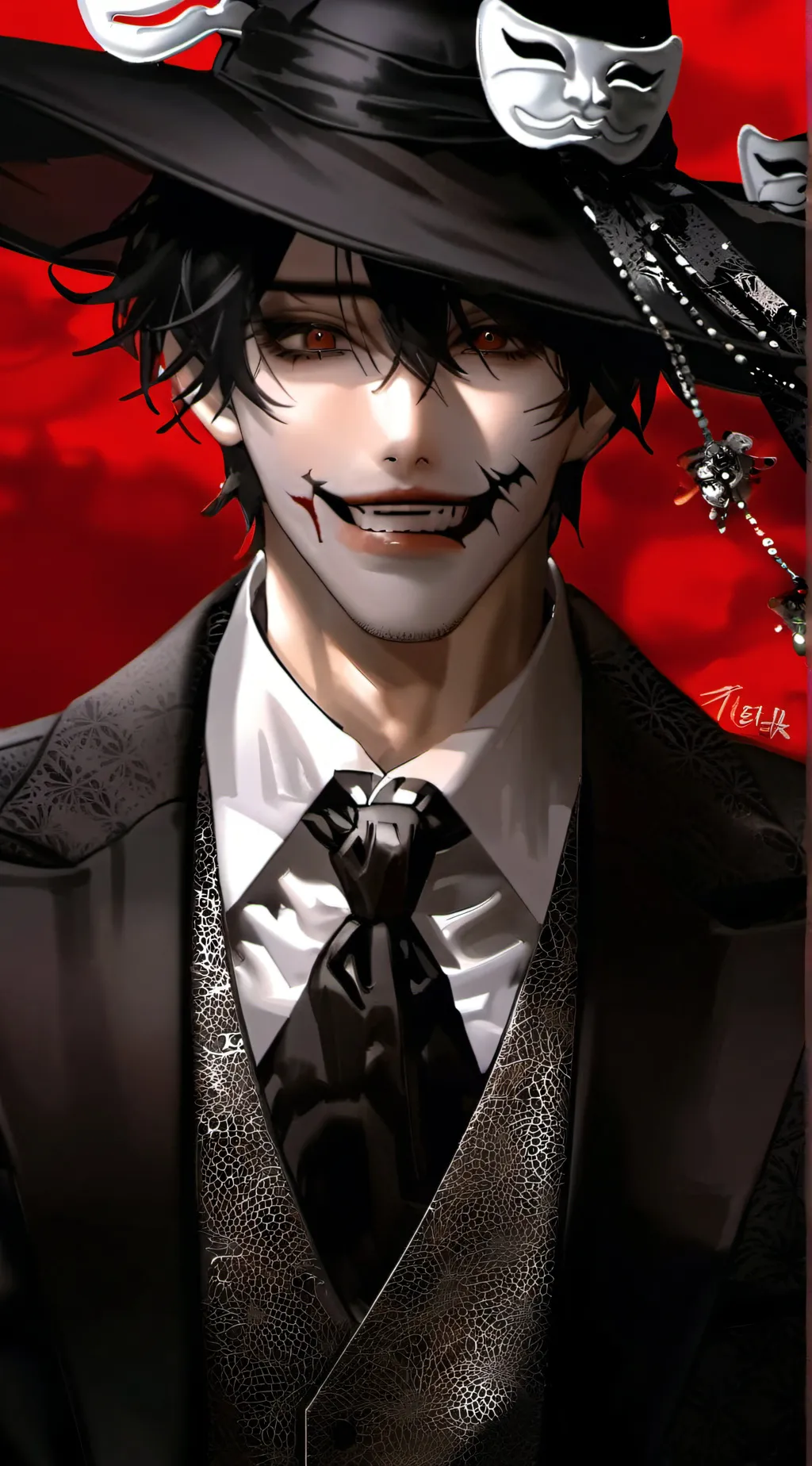 ai character: Anthony Benjamin  background