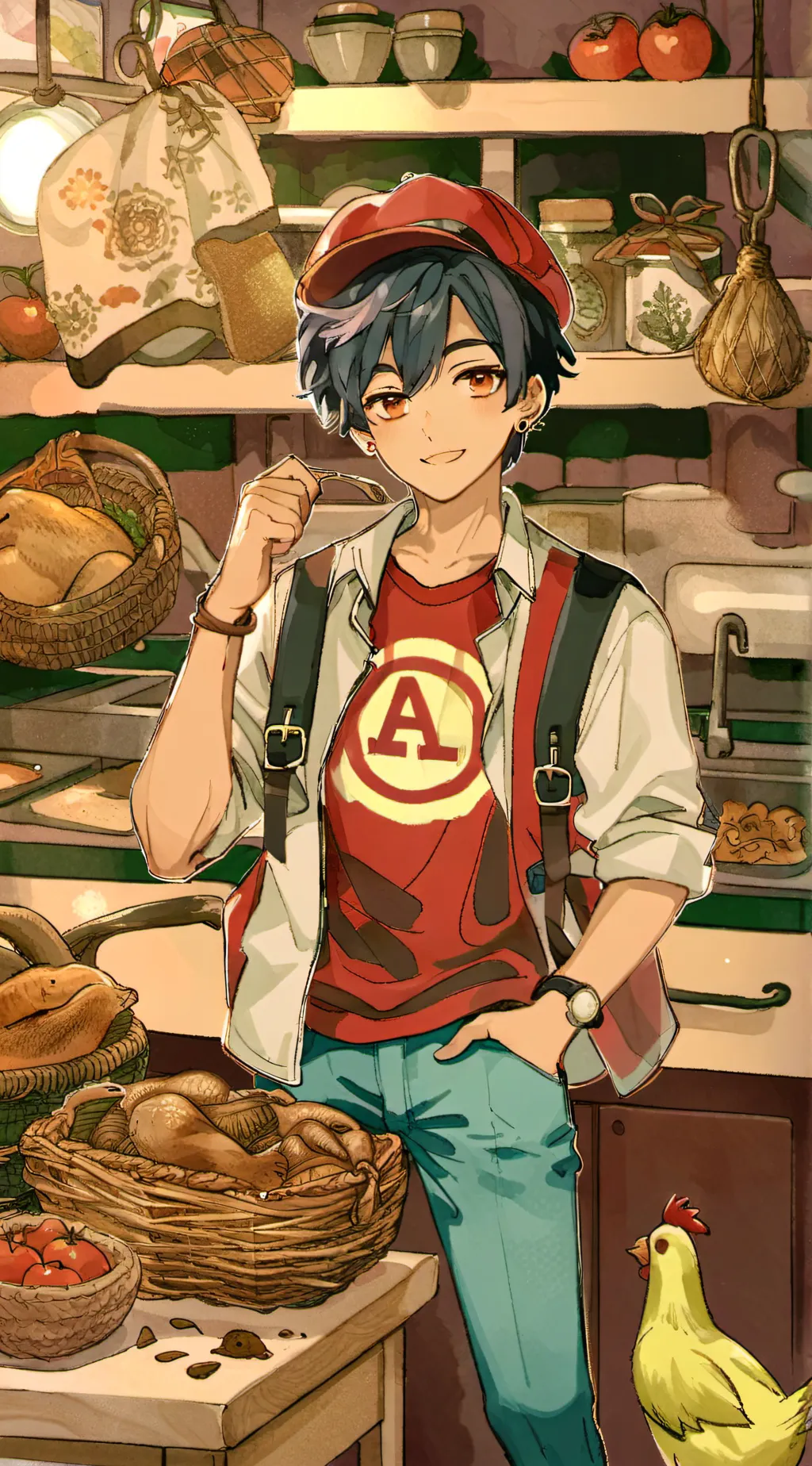 ai character: Alvin background