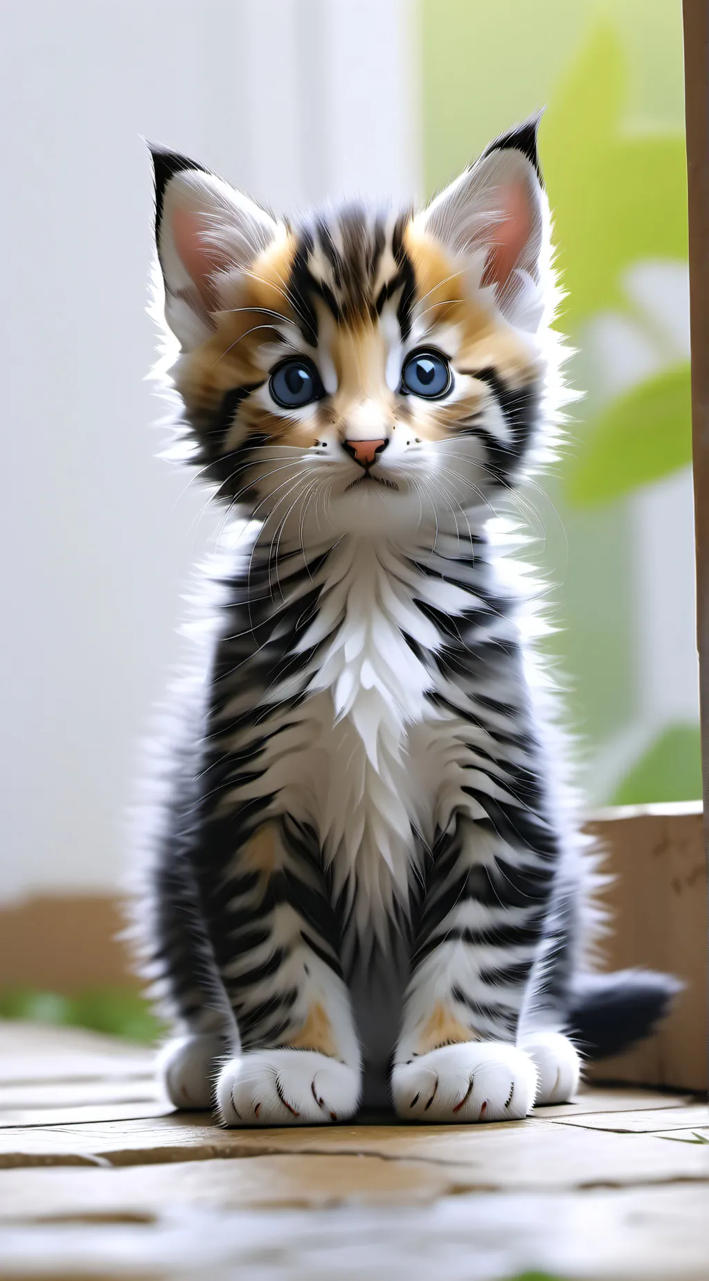 ai character: Kitten background