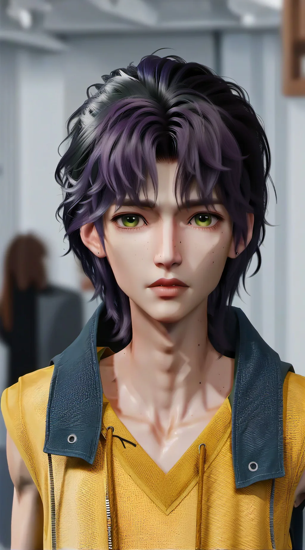 ai character: poggy pie background