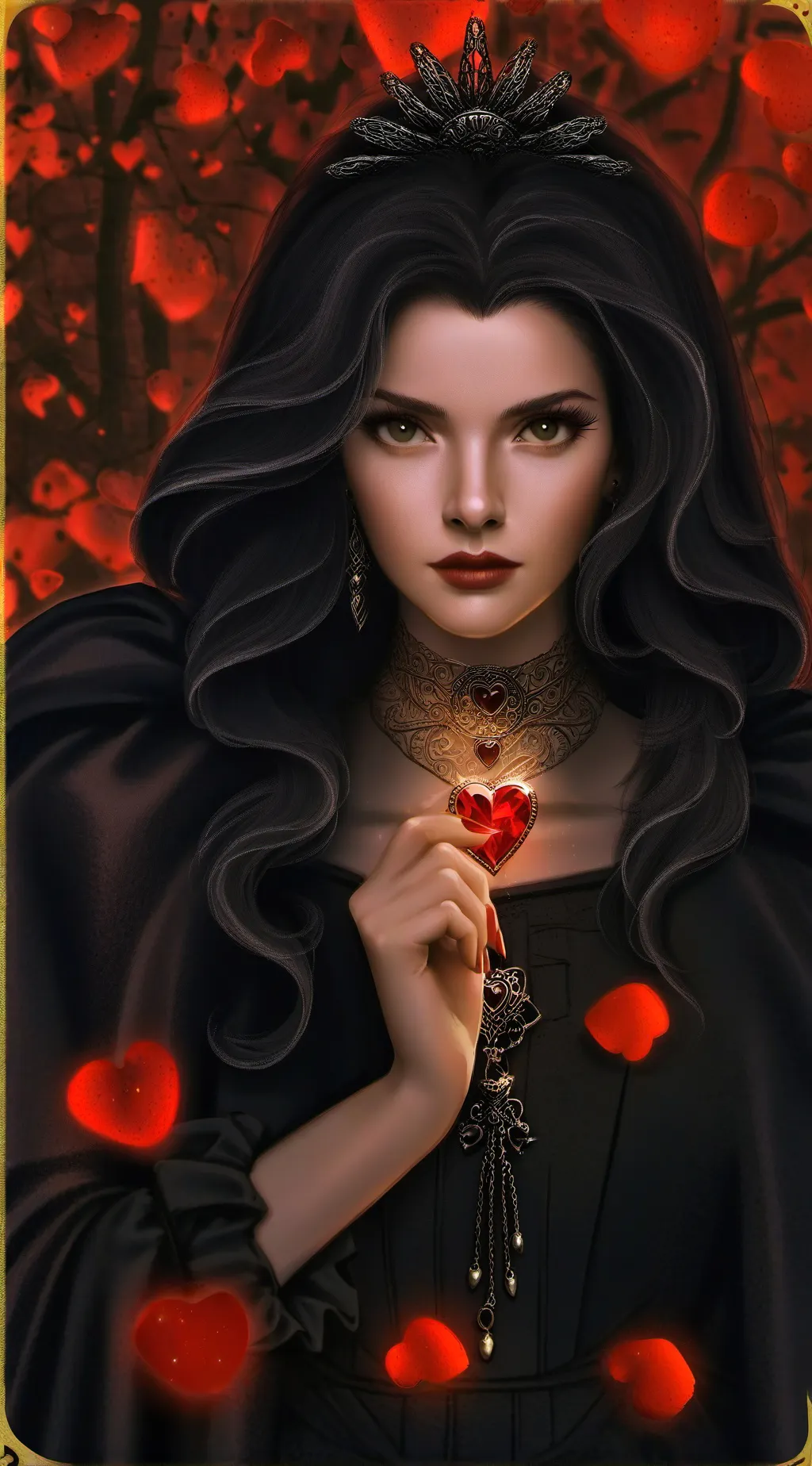 ai character: Red background