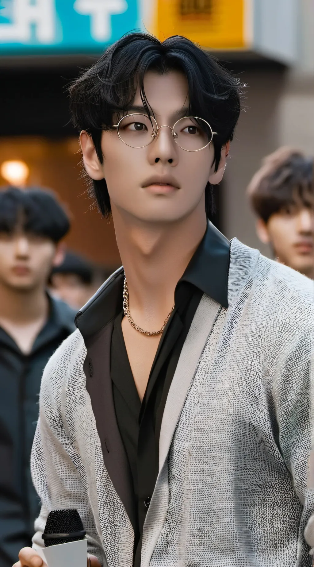 ai character: v/taeyung background