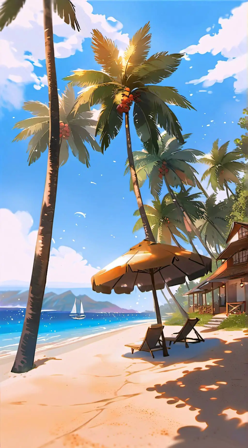 ai character: mha holiday resort background