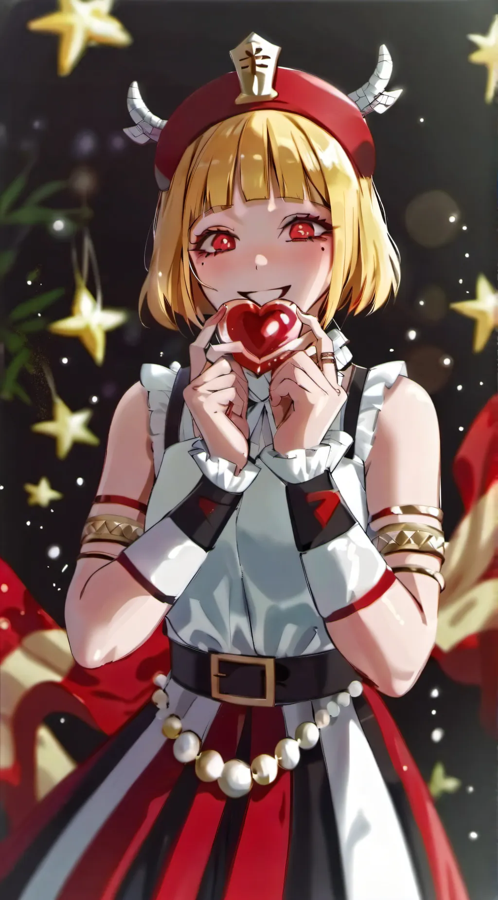 ai character: toga background