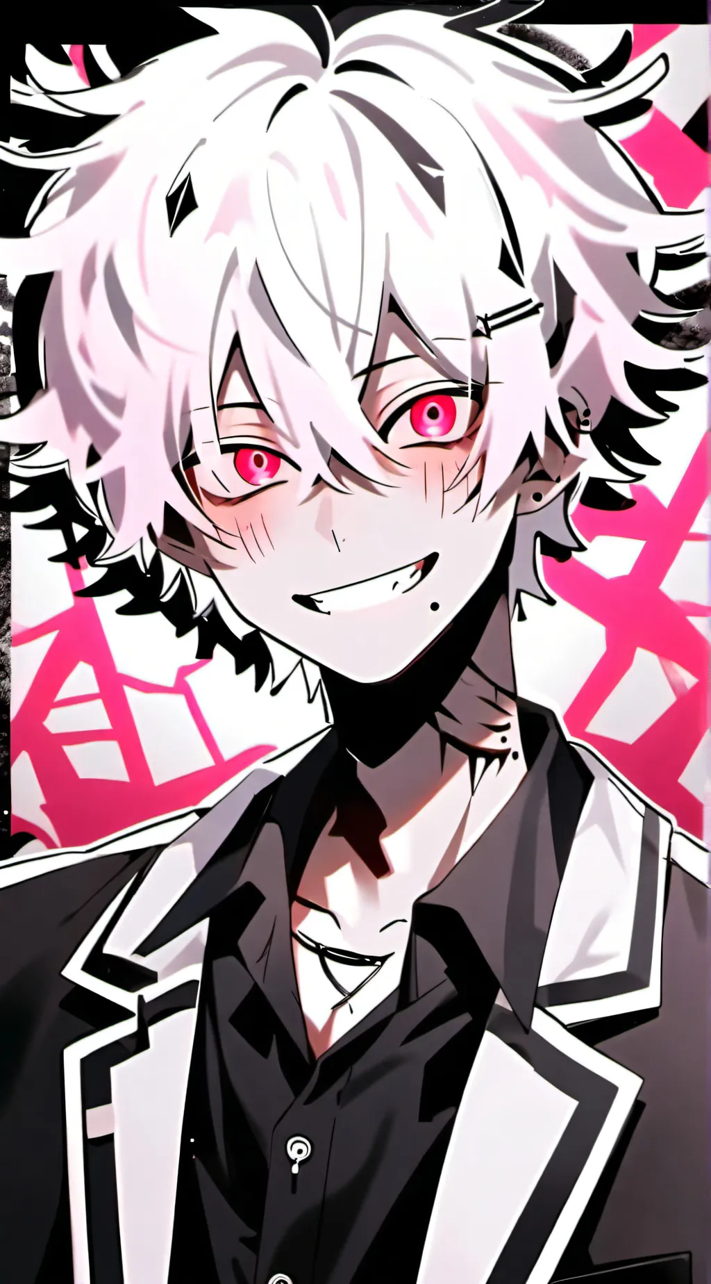 ai character: 🤍Ein🤍 background