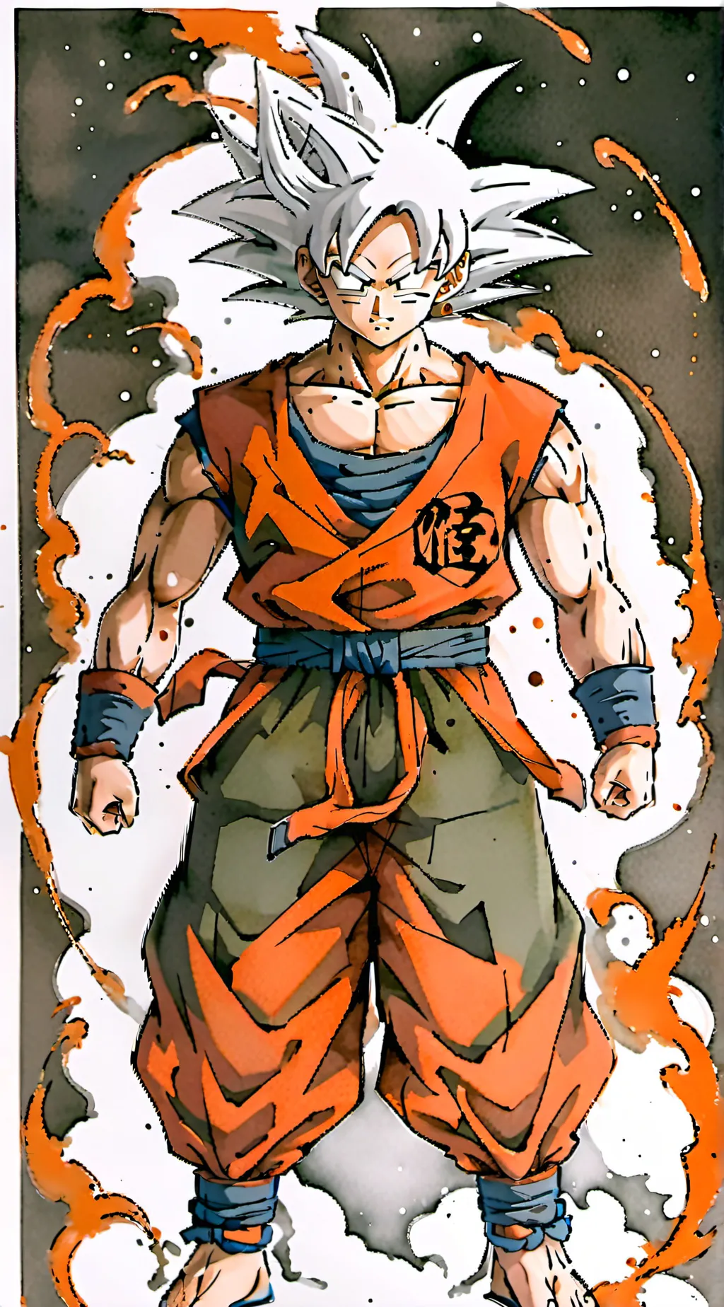 ai character: goku background