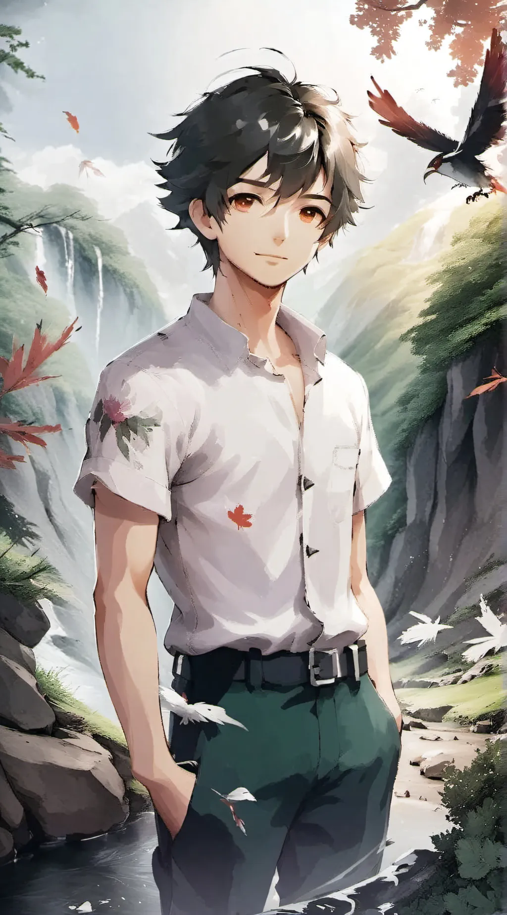 ai character: yuori background