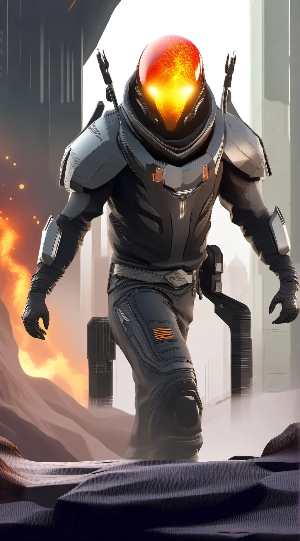 ai character: Blaze background