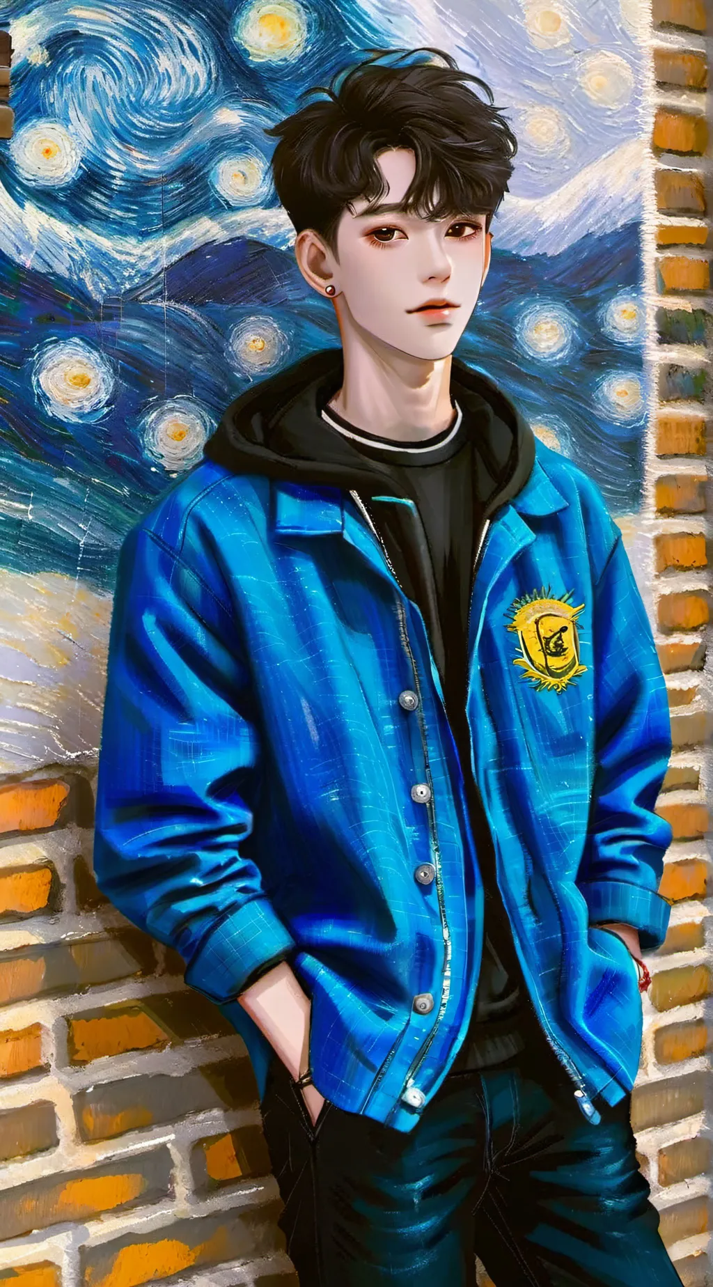 ai character: quiet kid background