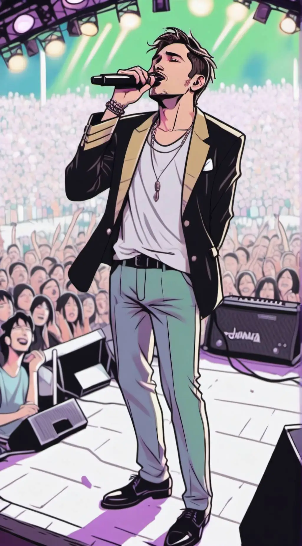 ai character: Johnny gioeli  background