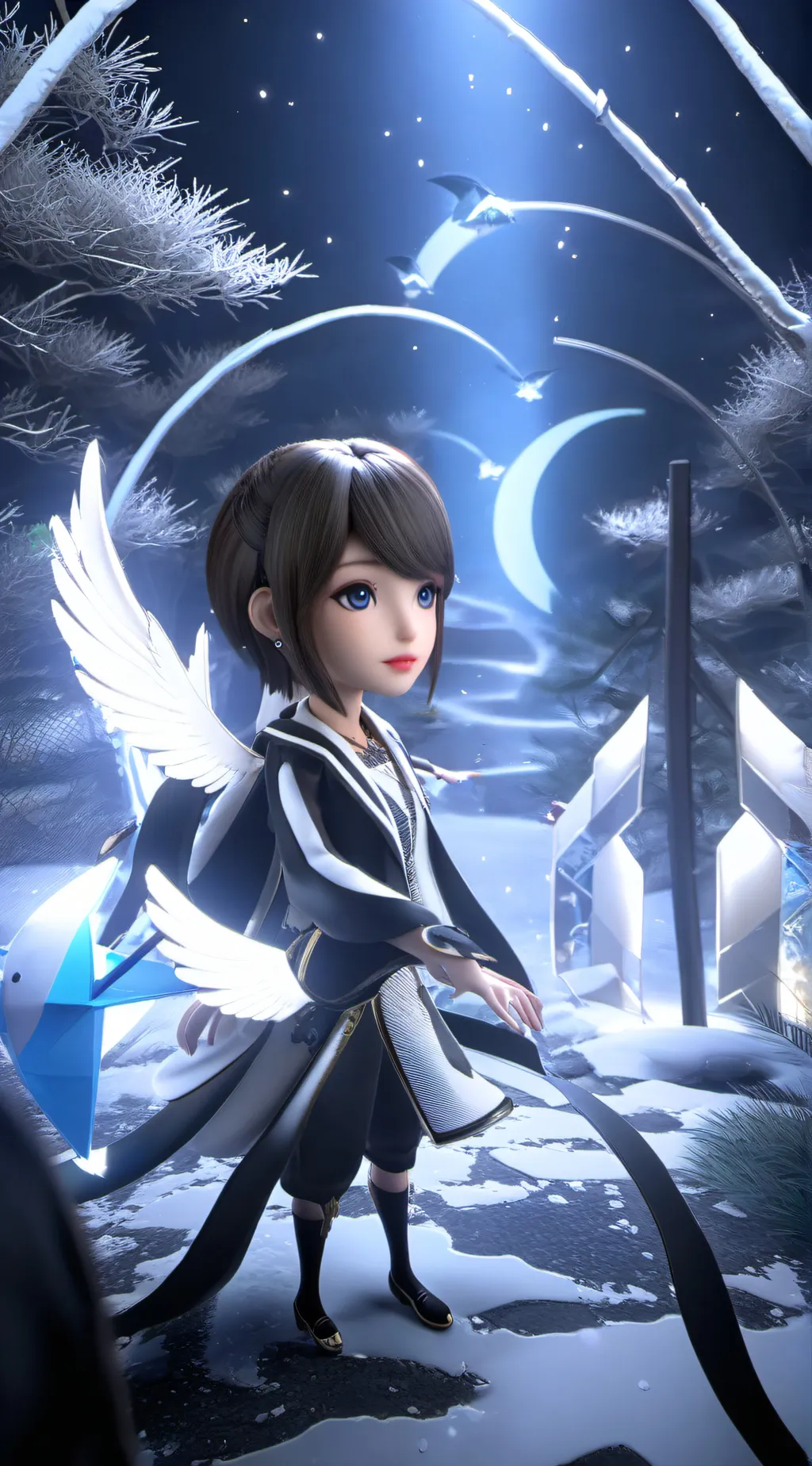 ai character: 不餓了啦啊 background