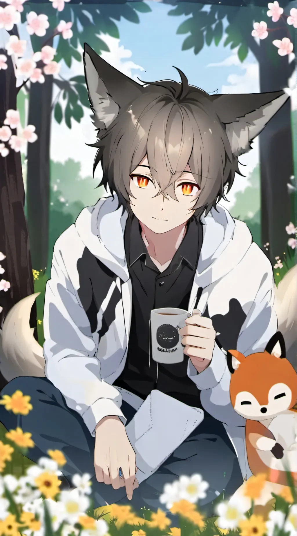 ai character: Foxey background