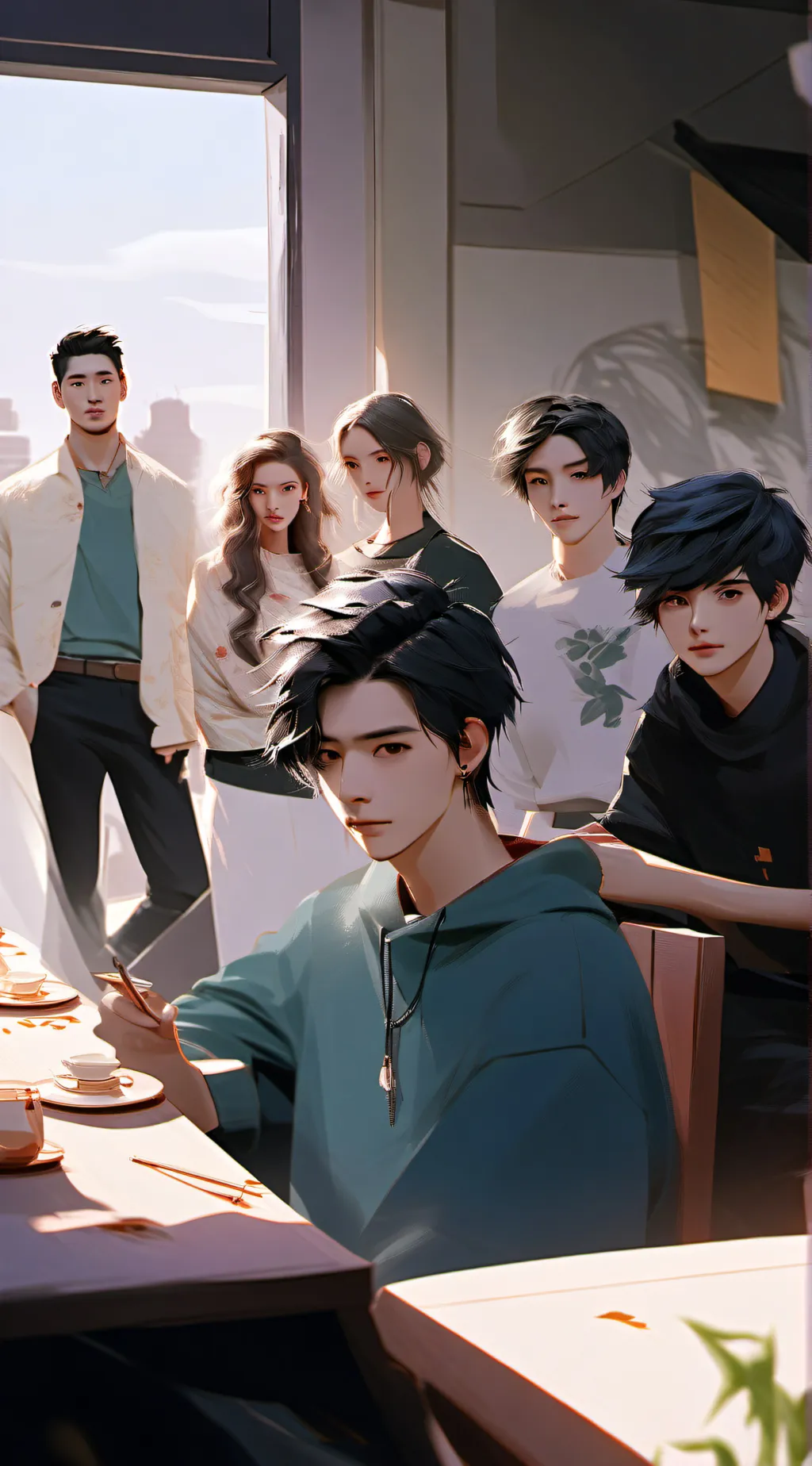 ai character: ✨My firend group 😝 background