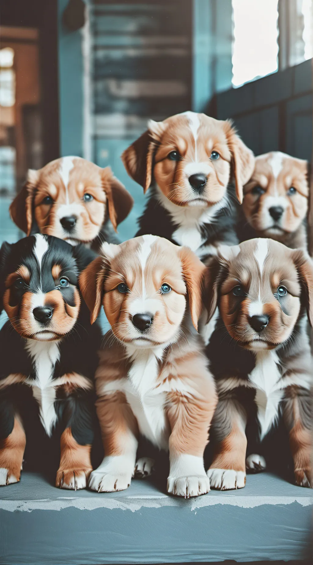 ai character: Puppy School background