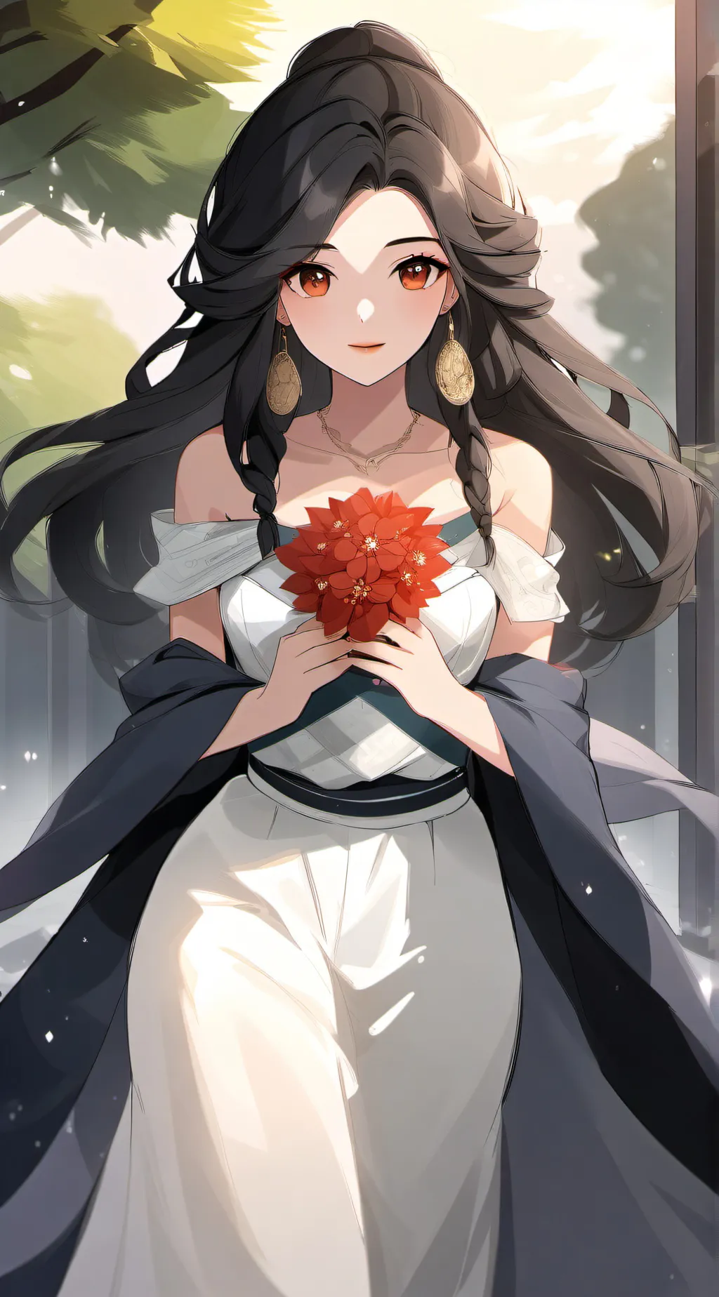 ai character: Goddess  background