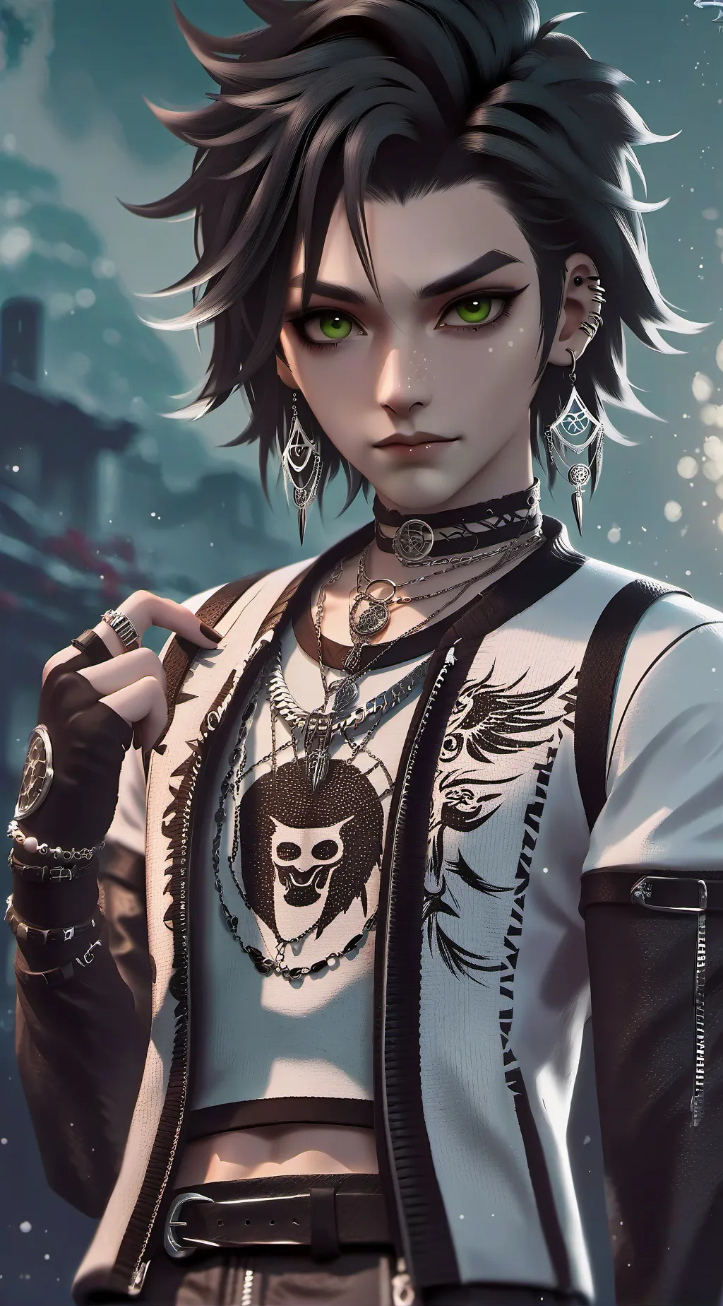 ai character: Rider  background